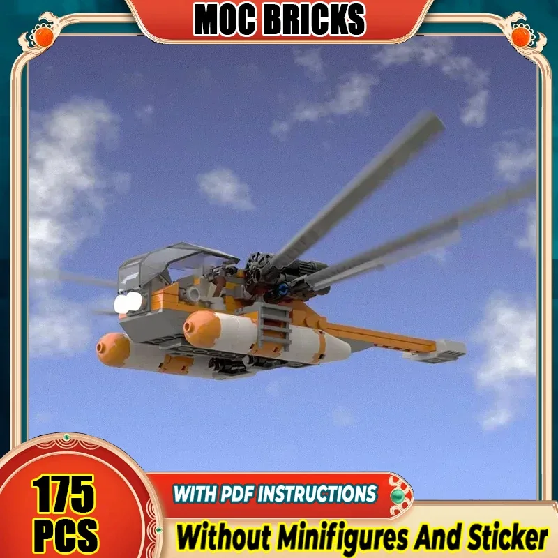 Военная серия Moc, строительные блоки, орнитоптер SAR1, модель вертолета, технология, истребитель, кирпичи, сделай сам, сборка, игрушки, подарки
Военная серия Moc, строительные блоки, орнитоптер SAR1, модель вертолета, технология, истребитель, кирпичи, сделай сам, сборка, игрушки, подарки