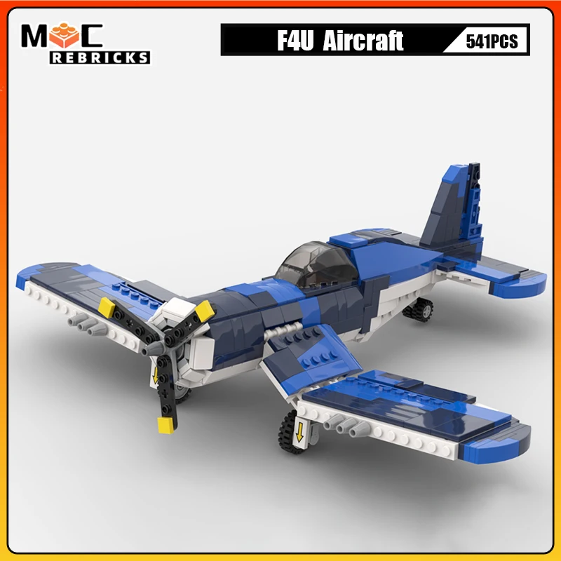 WW2 Military Weapon Series American F4U Fighter Building Blocks Assembly Model Set DIY Aircraft Bricks Toy Children's Collection
WW2 Military Weapon Series American F4U Fighter Building Blocks Assembly Model Set DIY Aircraft Bricks Toy Children's Collection