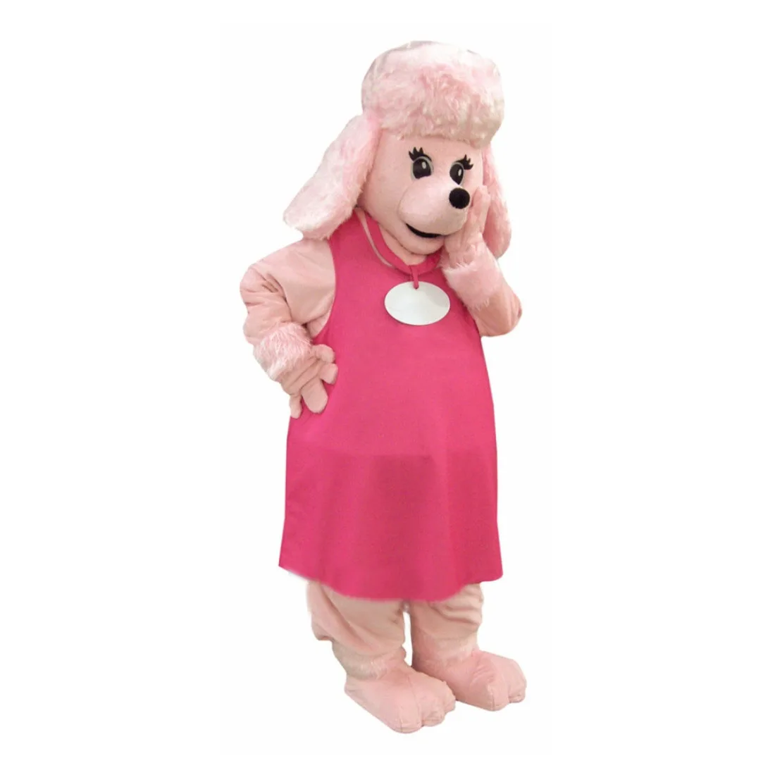 Pink Petals Poodle Mascot Costume Custom High Quality Puppy Dog Theme Fancy Dress Cartoon Mascotte Kits for Holiday Carnival
Pink Petals Poodle Mascot Costume Custom High Quality Puppy Dog Theme Fancy Dress Cartoon Mascotte Kits for Holiday Carnival