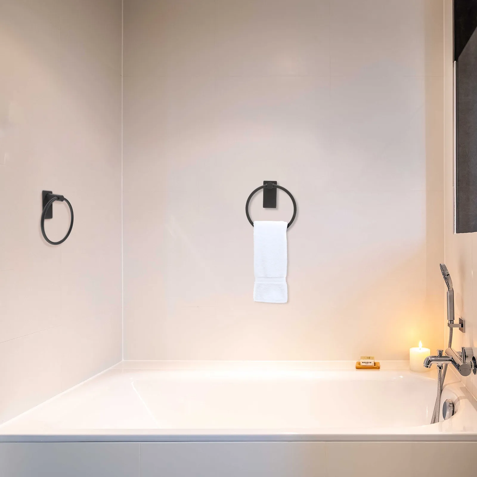 Wall Mounted Punch Free Towel Ring Stainless Steel Bathroom Kitchen Towel Holder Rack Storage Bathroom Accessories
Wall Mounted Punch Free Towel Ring Stainless Steel Bathroom Kitchen Towel Holder Rack Storage Bathroom Accessories