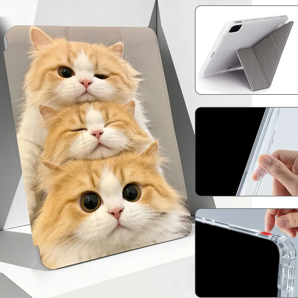 Cute Stacked Orange Cat iPad 11 Inch Case Shockproof Tri-fold Stand Protective Cover for iPad Pro 11 Air 4 5 3 2
Cute Stacked Orange Cat iPad 11 Inch Case Shockproof Tri-fold Stand Protective Cover for iPad Pro 11 Air 4 5 3 2