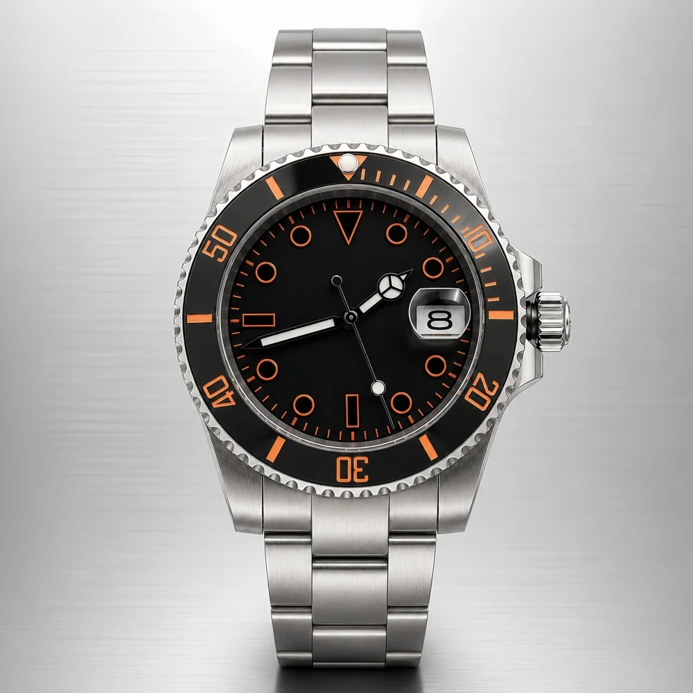 LARIMOKER 40.5mm NH35 PT5000 Automatic Diver Watch Men Ceramic Bezel Sapphire Crystal Stainless Steel Waterproof
LARIMOKER 40.5mm NH35 PT5000 Automatic Diver Watch Men Ceramic Bezel Sapphire Crystal Stainless Steel Waterproof