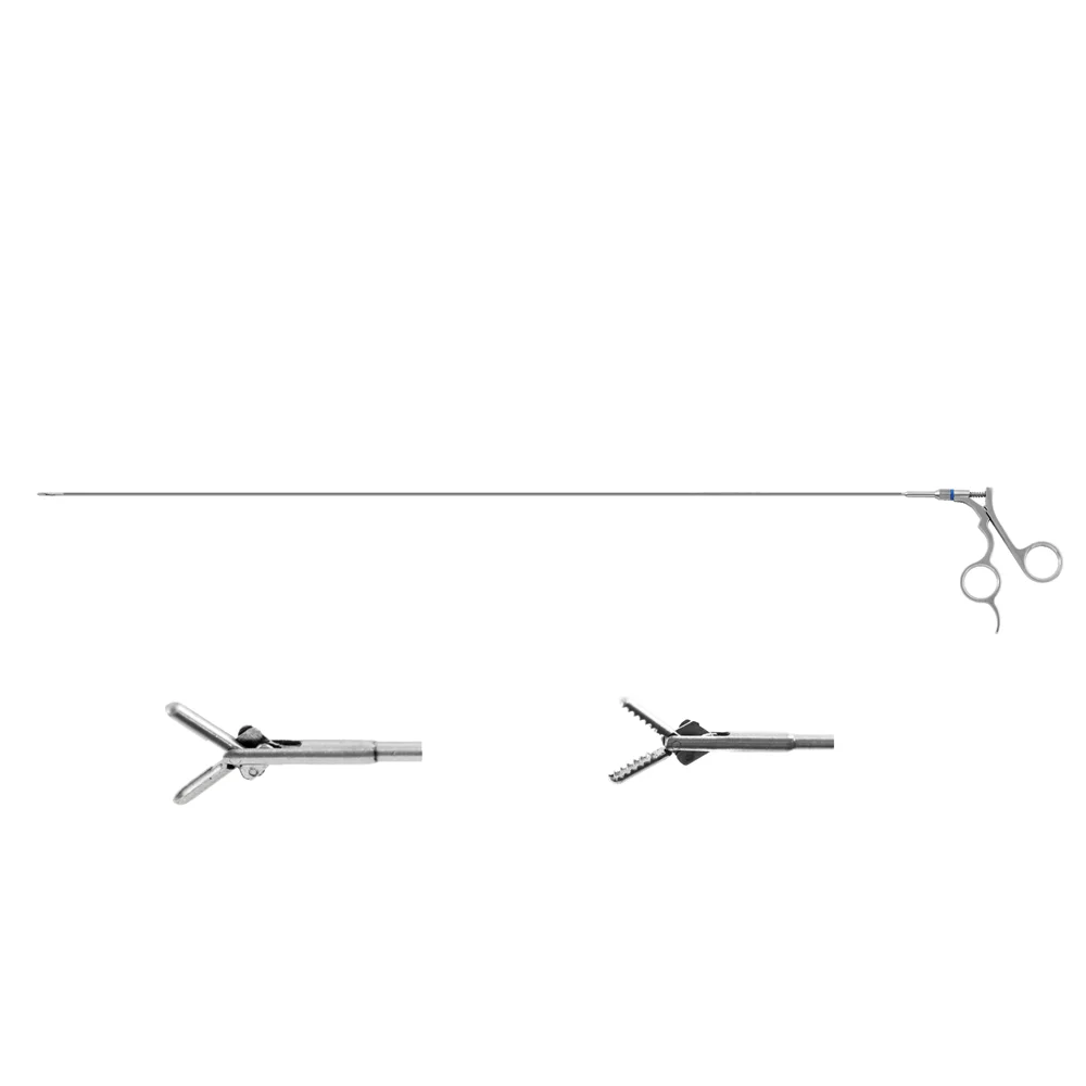 1.0*580mm 1.3*580mm 1.6*580mm Ureteral endoscopic rigid foreign body forceps for ureteral surgery in adults and children
1.0*580mm 1.3*580mm 1.6*580mm Ureteral endoscopic rigid foreign body forceps for ureteral surgery in adults and children