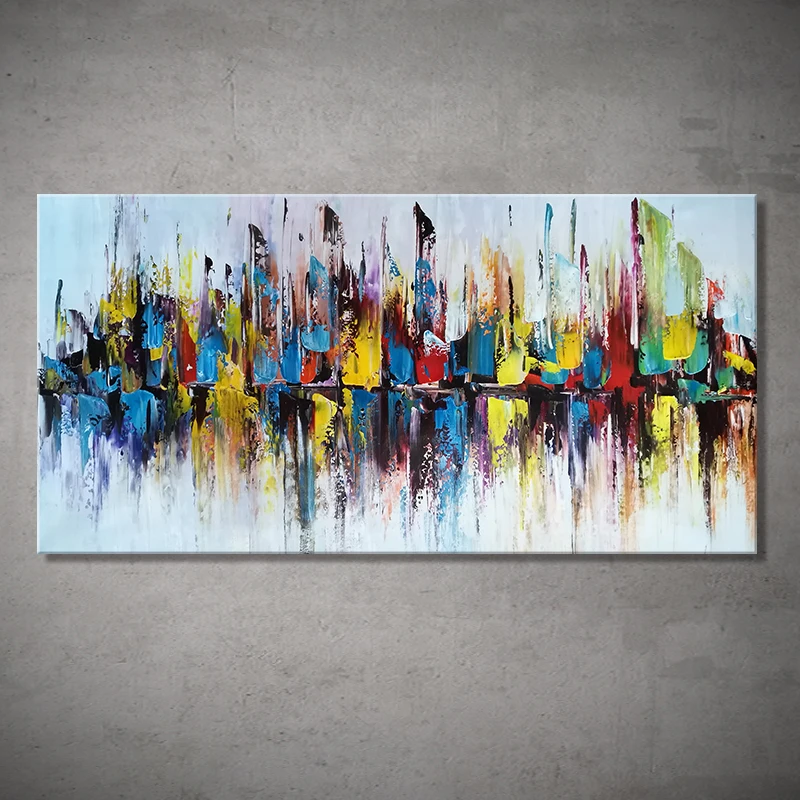 Handmade Handpainted Oil Painting On Canvas,Large Color Block Abstract Architecture Wall Art,Mural Living Room Home Decor Office
Handmade Handpainted Oil Painting On Canvas,Large Color Block Abstract Architecture Wall Art,Mural Living Room Home Decor Office