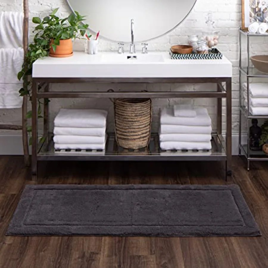 Regency Charcoal 2' x 5' Bath Mat
Regency Charcoal 2' x 5' Bath Mat