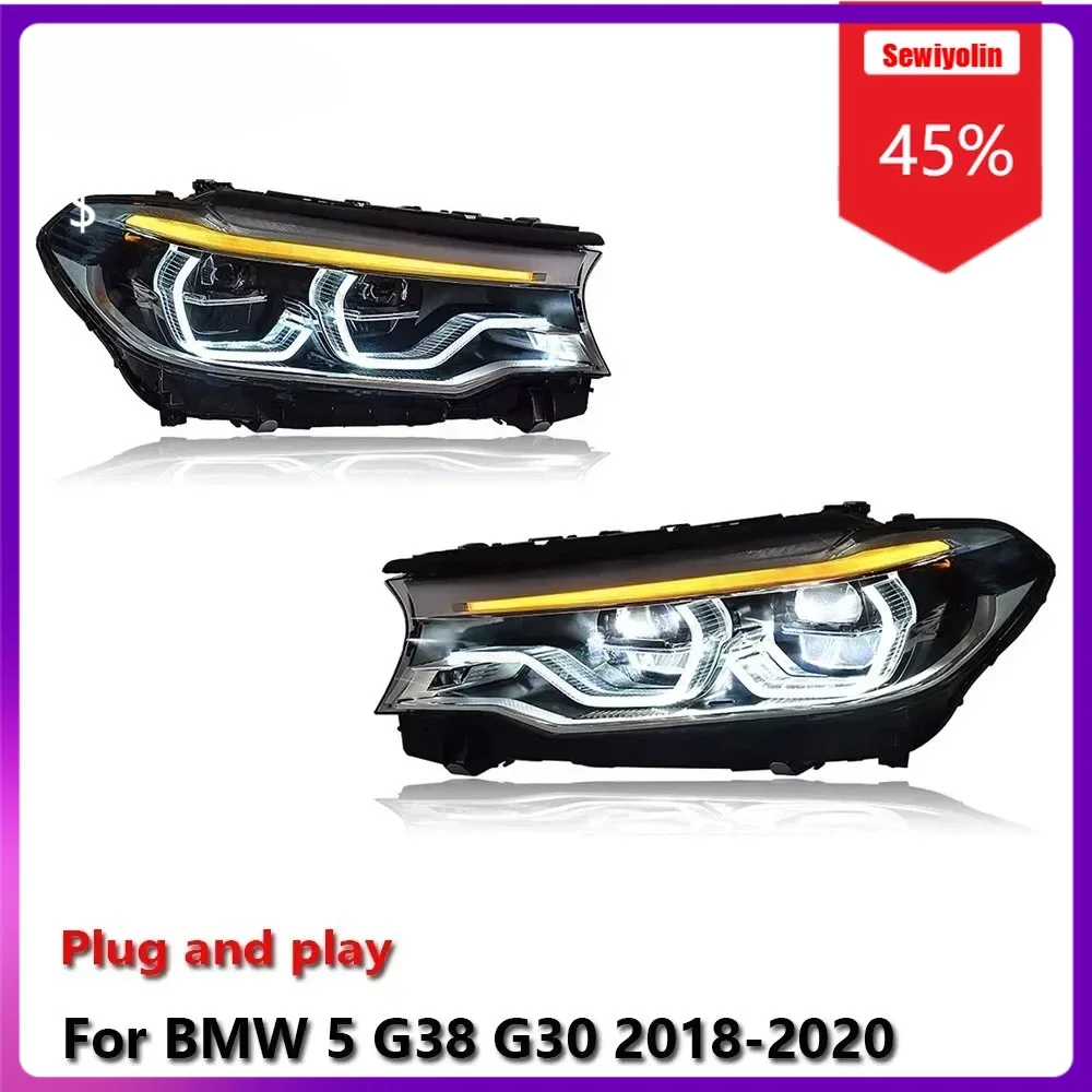 Автомобильные светодиодные лампы Sewiyolin в сборе для BMW 5 G38 G30 2018-2020, автомобильные противотуманные фары DRL, стоп-сигналы поворота Plug And Play
Автомобильные светодиодные лампы Sewiyolin в сборе для BMW 5 G38 G30 2018-2020, автомобильные противотуманные фары DRL, стоп-сигналы поворота Plug And Play