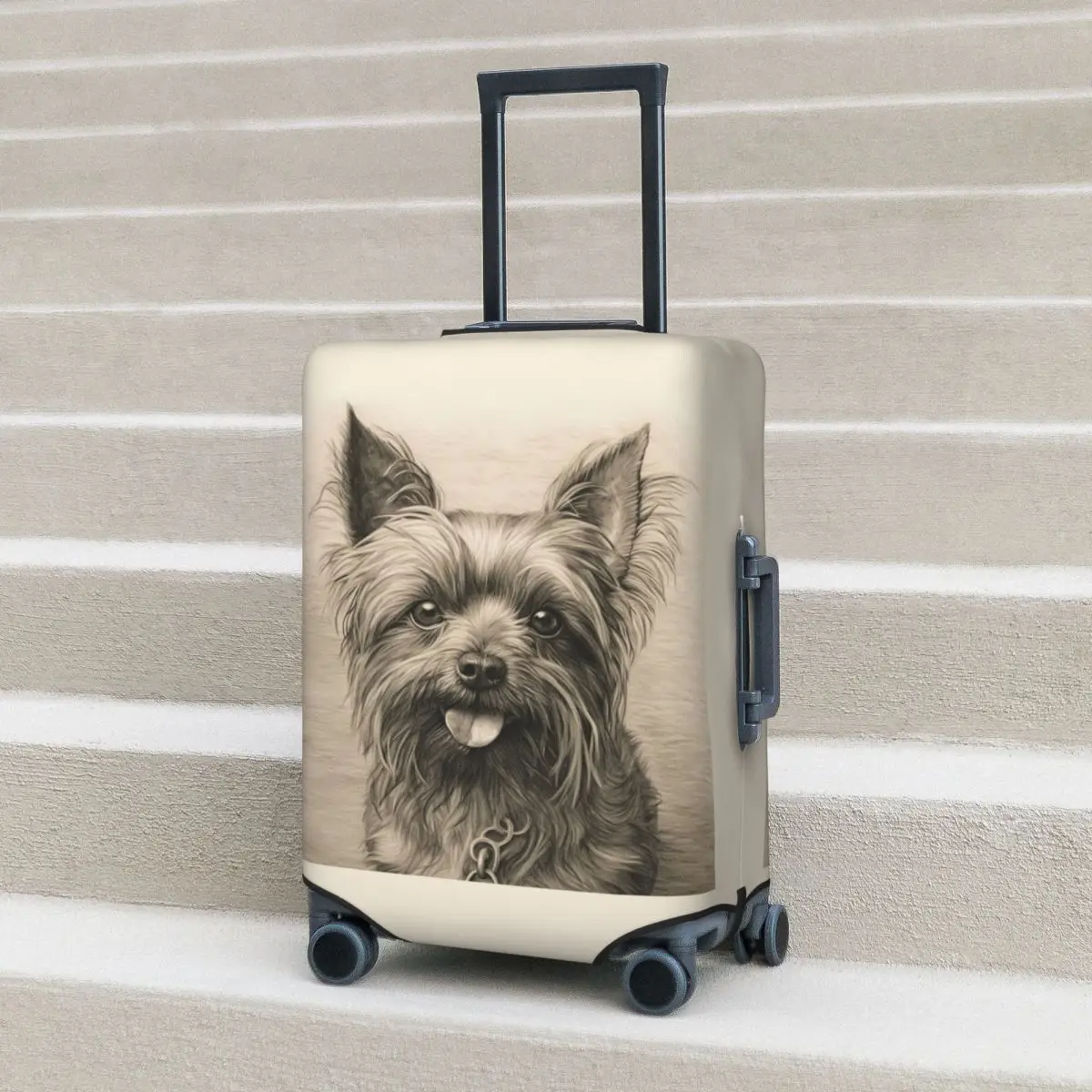The Adorable Yorkshire Terrier Dog Suitcase Cover Protection Elastic Travel Luggage Protector Covers for 18-32 Inch
The Adorable Yorkshire Terrier Dog Suitcase Cover Protection Elastic Travel Luggage Protector Covers for 18-32 Inch