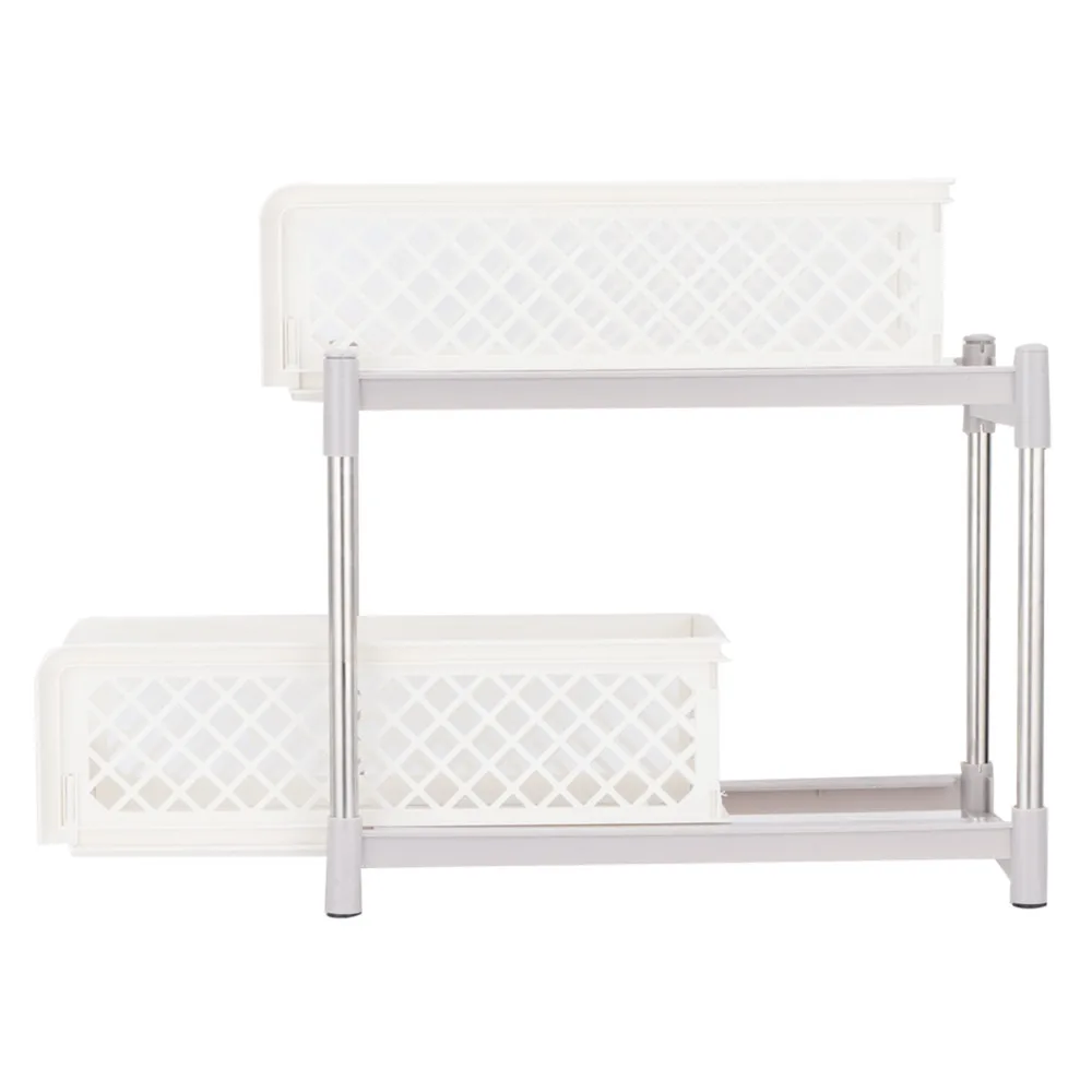 PP ABS Stainless Steel Bathroom Sliding Basket 2-Layer Mesh Storage Cabinet Organizer White Space Saving Bathroom Shelf
PP ABS Stainless Steel Bathroom Sliding Basket 2-Layer Mesh Storage Cabinet Organizer White Space Saving Bathroom Shelf
