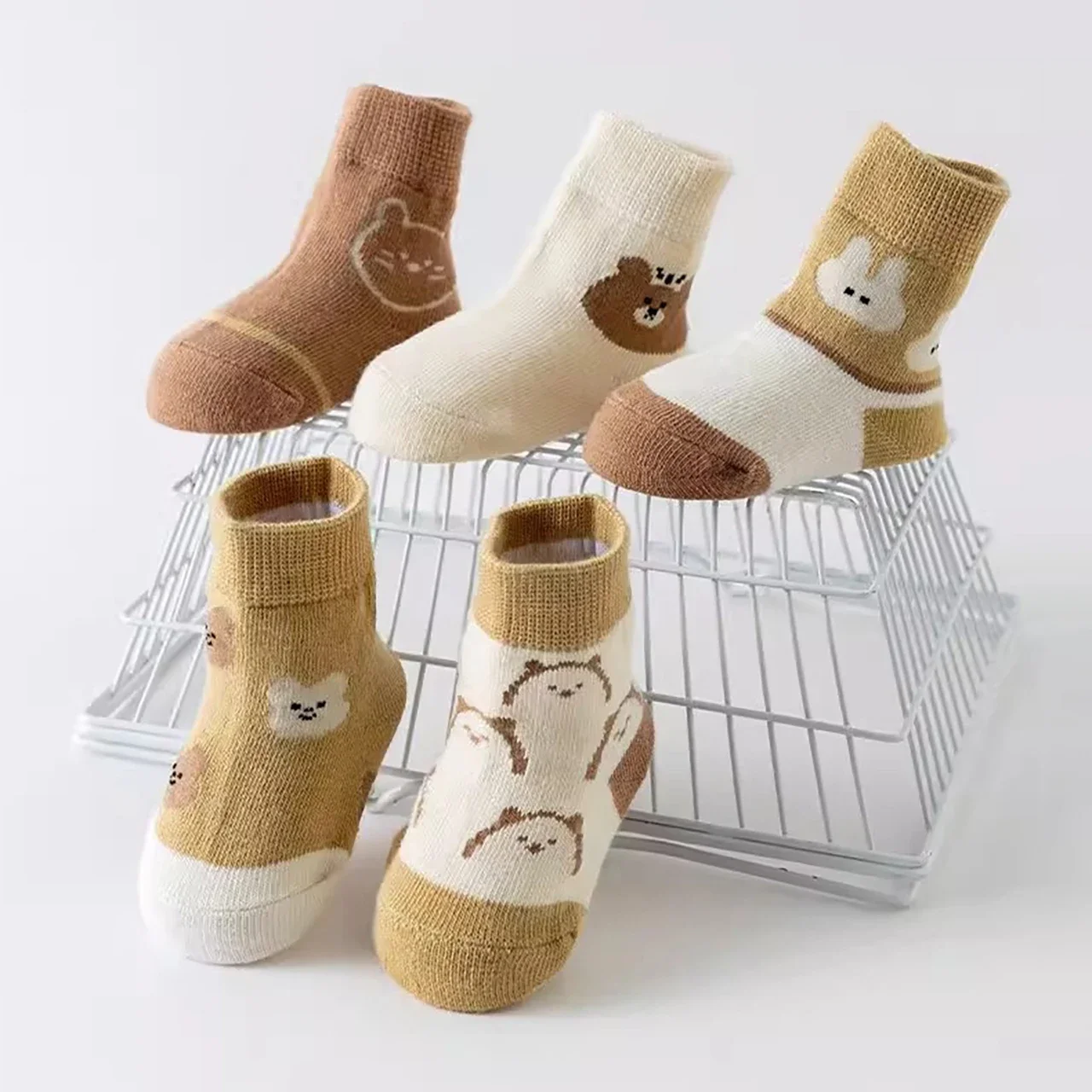 5Pairs Autumn Baby Socks Cute Cartoon Animals Baby Boy Girl Soft Cotton Middle Tube Socks Casual Toddler Kids Short Socks
5Pairs Autumn Baby Socks Cute Cartoon Animals Baby Boy Girl Soft Cotton Middle Tube Socks Casual Toddler Kids Short Socks