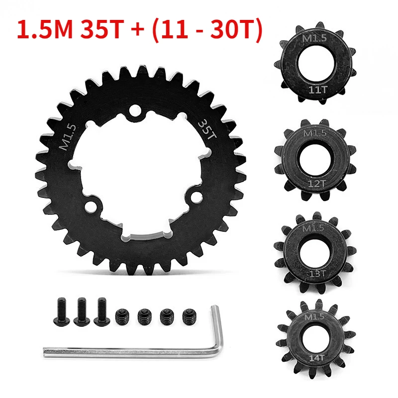 1.5 Modulus 35T Spur Gear Motor Gear Suit 6447X 6448X Medium Carbon Steel For Traxxas 1/5 X-Maxx 6S 8S 1/6 XRT RC Car Upgrade
1.5 Modulus 35T Spur Gear Motor Gear Suit 6447X 6448X Medium Carbon Steel For Traxxas 1/5 X-Maxx 6S 8S 1/6 XRT RC Car Upgrade