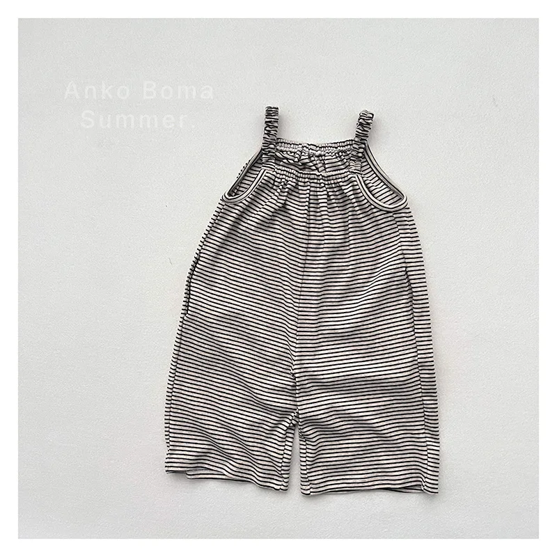 2025 Summer New Children Loose Overalls Girls Striped Sling Trousers Boys Bib Pants Kids Wide Leg Pants Baby Casual Jumpsuit
2025 Summer New Children Loose Overalls Girls Striped Sling Trousers Boys Bib Pants Kids Wide Leg Pants Baby Casual Jumpsuit
