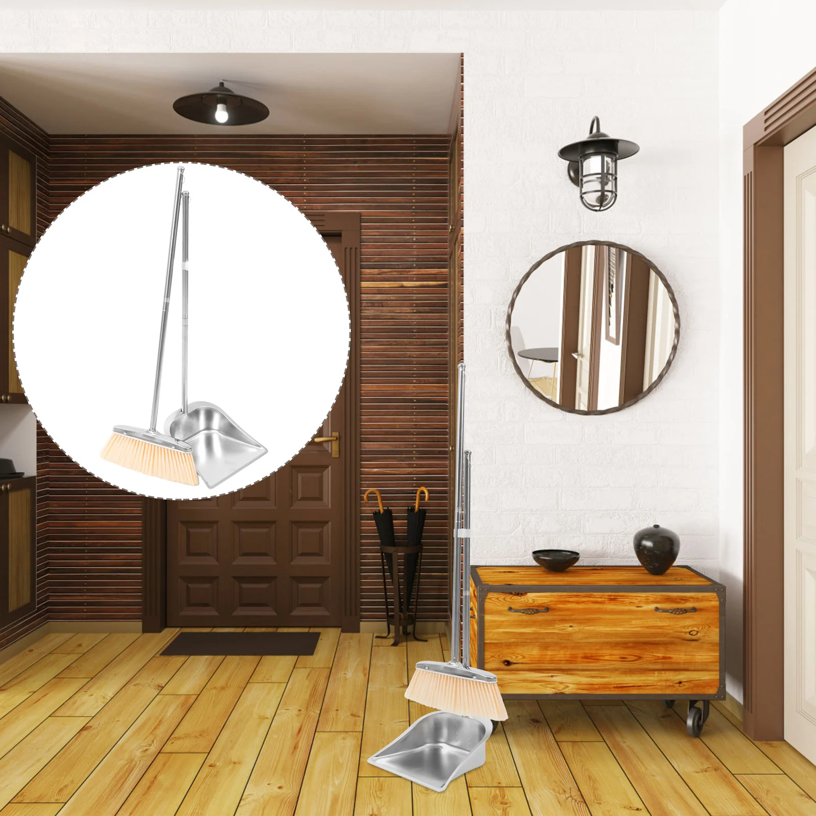 Dustpan and Broom Set Home Cleaning Garbage Whisk Supplies with Thicken Household Dustpans
Dustpan and Broom Set Home Cleaning Garbage Whisk Supplies with Thicken Household Dustpans