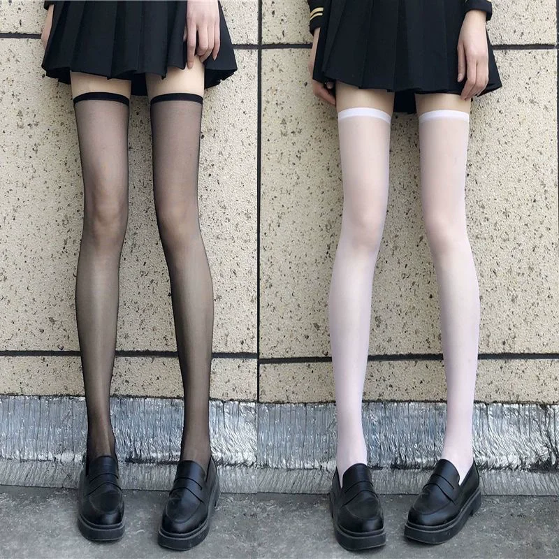 Sweet Thin Lace Stockings Women Transparent Lolita Thigh High Long Socks Gothic Punk Girls Sexy Nylon Legging Cosplay Half Sock
Sweet Thin Lace Stockings Women Transparent Lolita Thigh High Long Socks Gothic Punk Girls Sexy Nylon Legging Cosplay Half Sock