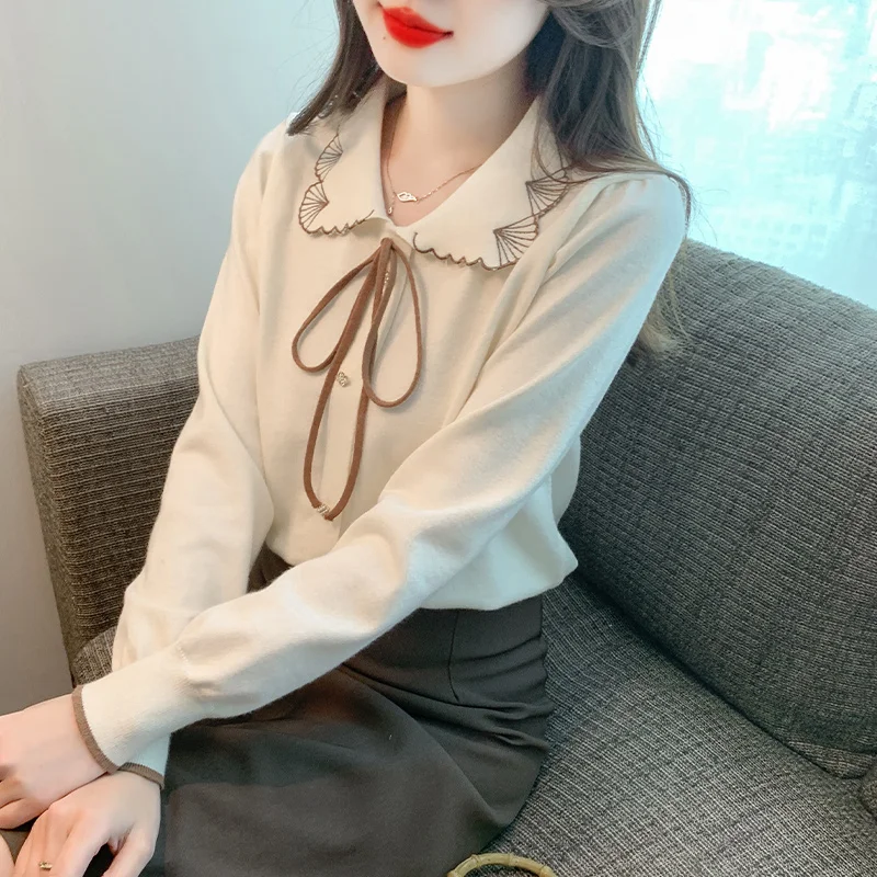 2023 Autumn and Winter New Doll Neck Sweater Temperament Knitwear Bottom Shirt Women's Western Style Small Sweater Top
2023 Autumn and Winter New Doll Neck Sweater Temperament Knitwear Bottom Shirt Women's Western Style Small Sweater Top