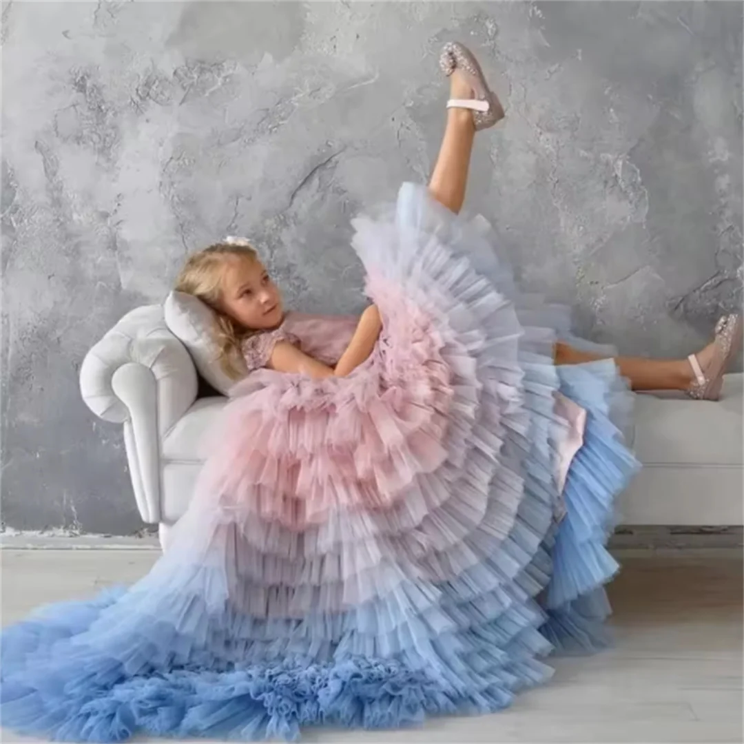 Customized Pink And Blue Flower Girl Dresses For Wedding Ruffles Lace Applique Tiered Kids Lovely Birthday Party Bridesmaid
Customized Pink And Blue Flower Girl Dresses For Wedding Ruffles Lace Applique Tiered Kids Lovely Birthday Party Bridesmaid