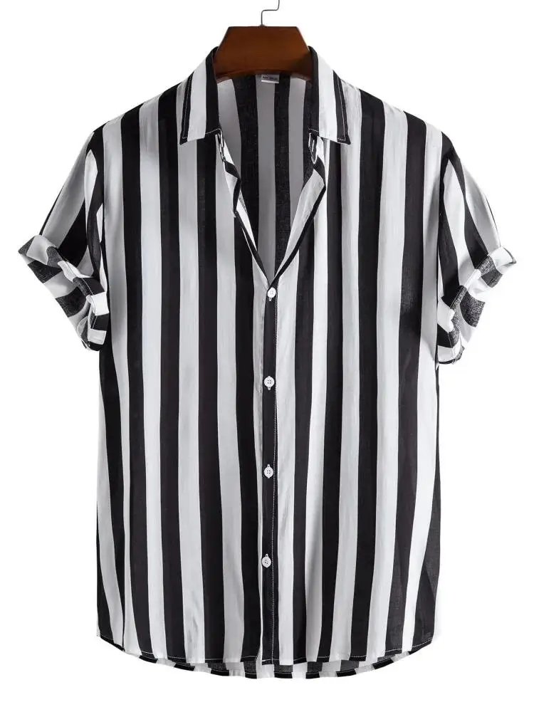 Men's Shirt Summer Clothing Vertical Stripes Graphic 3D Print Shirts Short Sleeve Tops Streetwear Loose Casual Hawaiian Shirts
Men's Shirt Summer Clothing Vertical Stripes Graphic 3D Print Shirts Short Sleeve Tops Streetwear Loose Casual Hawaiian Shirts