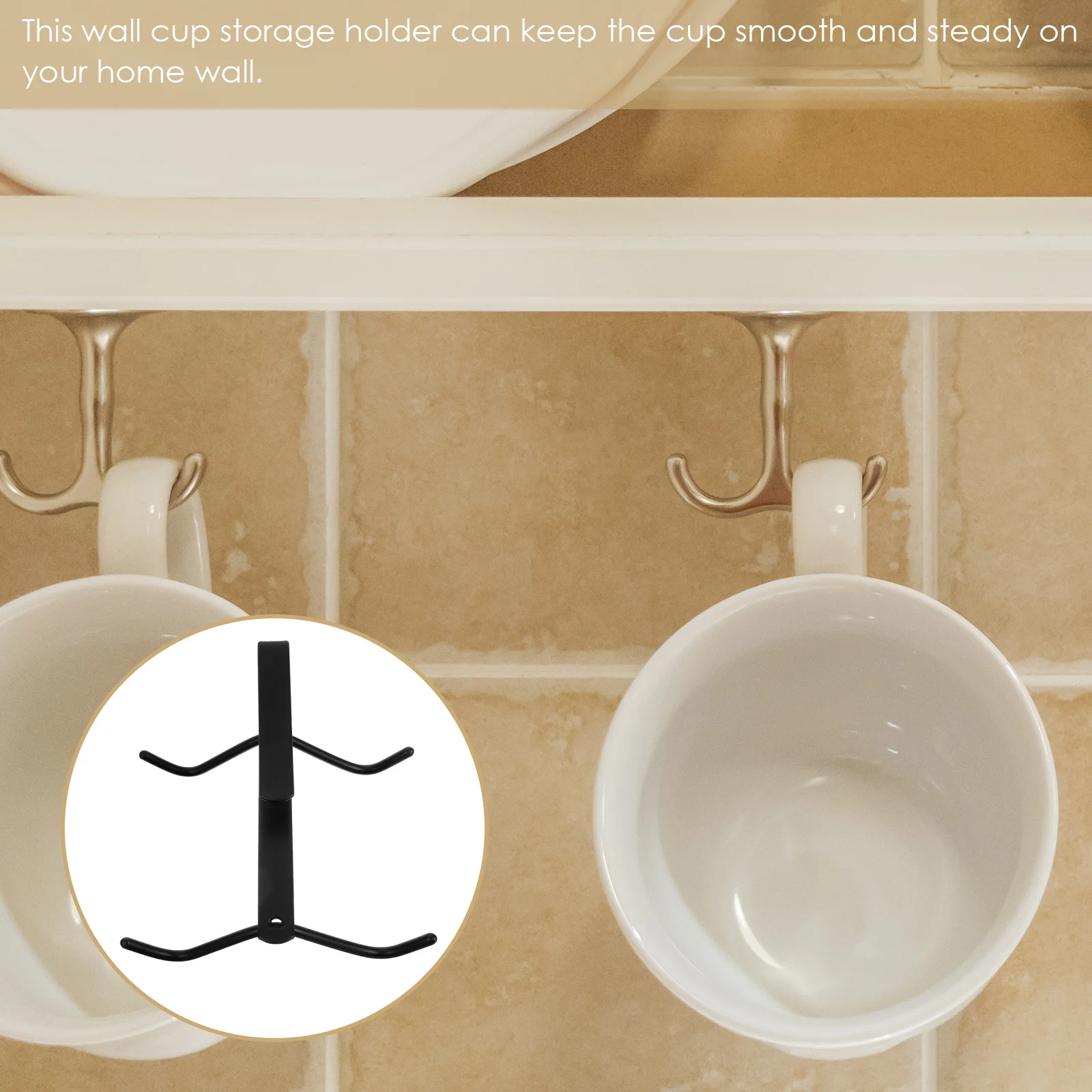 Настенный держатель для кружек из нержавеющей стали, сушилка для ванной, аксессуар для дома, простой, практичный, экономит место
Настенный держатель для кружек из нержавеющей стали, сушилка для ванной, аксессуар для дома, простой, практичный, экономит место