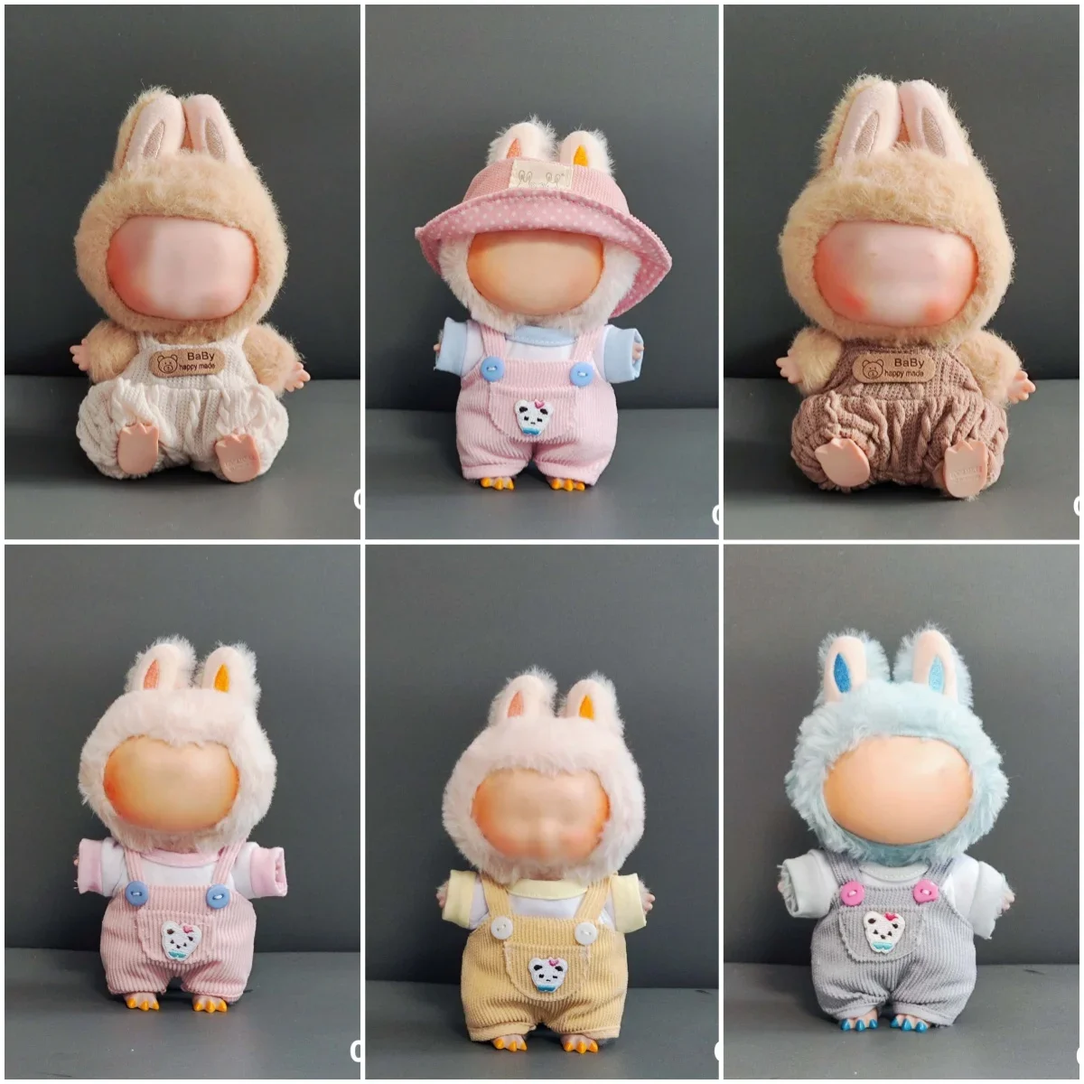 Одежда для модной тканевой кукольной одежды Labubu — красочный бархатный комбинезон с клетчатой шляпой, эксклюзивный дизайн с нашивками Love
Одежда для модной тканевой кукольной одежды Labubu — красочный бархатный комбинезон с клетчатой шляпой, эксклюзивный дизайн с нашивками Love