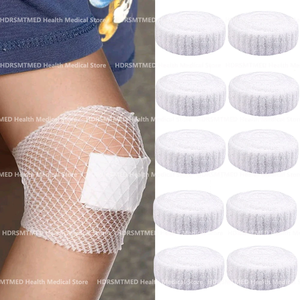 10PCS Net Tubular Bandage Elastic Mesh Wound Dressing Tubing Gauze Breathable Bandage Stretch Tube Bandages for Wrist Elbow Knee
10PCS Net Tubular Bandage Elastic Mesh Wound Dressing Tubing Gauze Breathable Bandage Stretch Tube Bandages for Wrist Elbow Knee