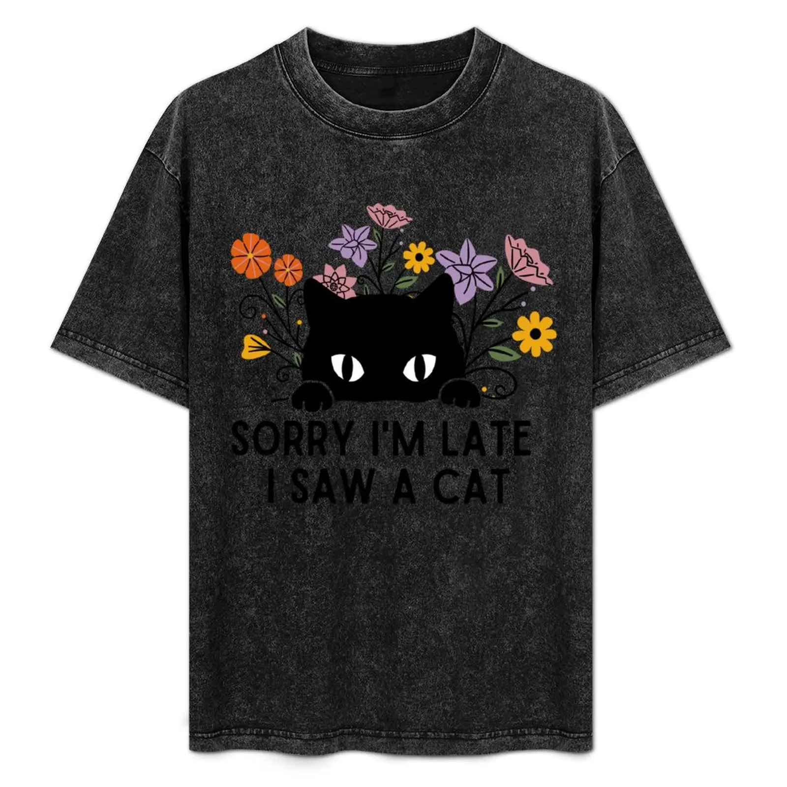 Cute black cat Meow paw flowers Quote Phrase T-Shirt Fashion Casual Short Sleeve T-Shirt
Cute black cat Meow paw flowers Quote Phrase T-Shirt Fashion Casual Short Sleeve T-Shirt