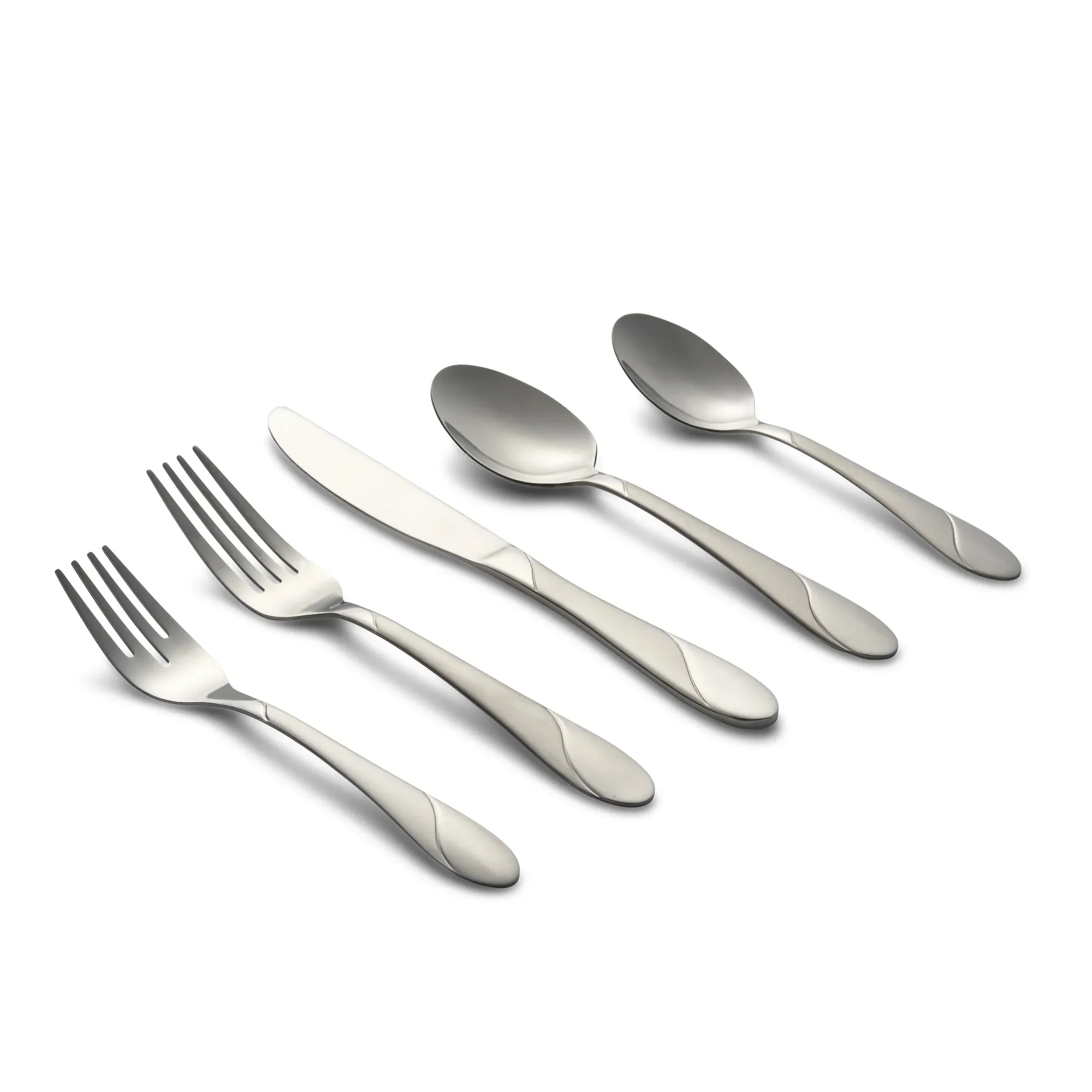 89-Piece Stainless Steel Flatware Set, Service for 12. Dishwasher Safe, Durable & Elegant. For Dining, Kitchen, Entertaining.
89-Piece Stainless Steel Flatware Set, Service for 12. Dishwasher Safe, Durable & Elegant. For Dining, Kitchen, Entertaining.