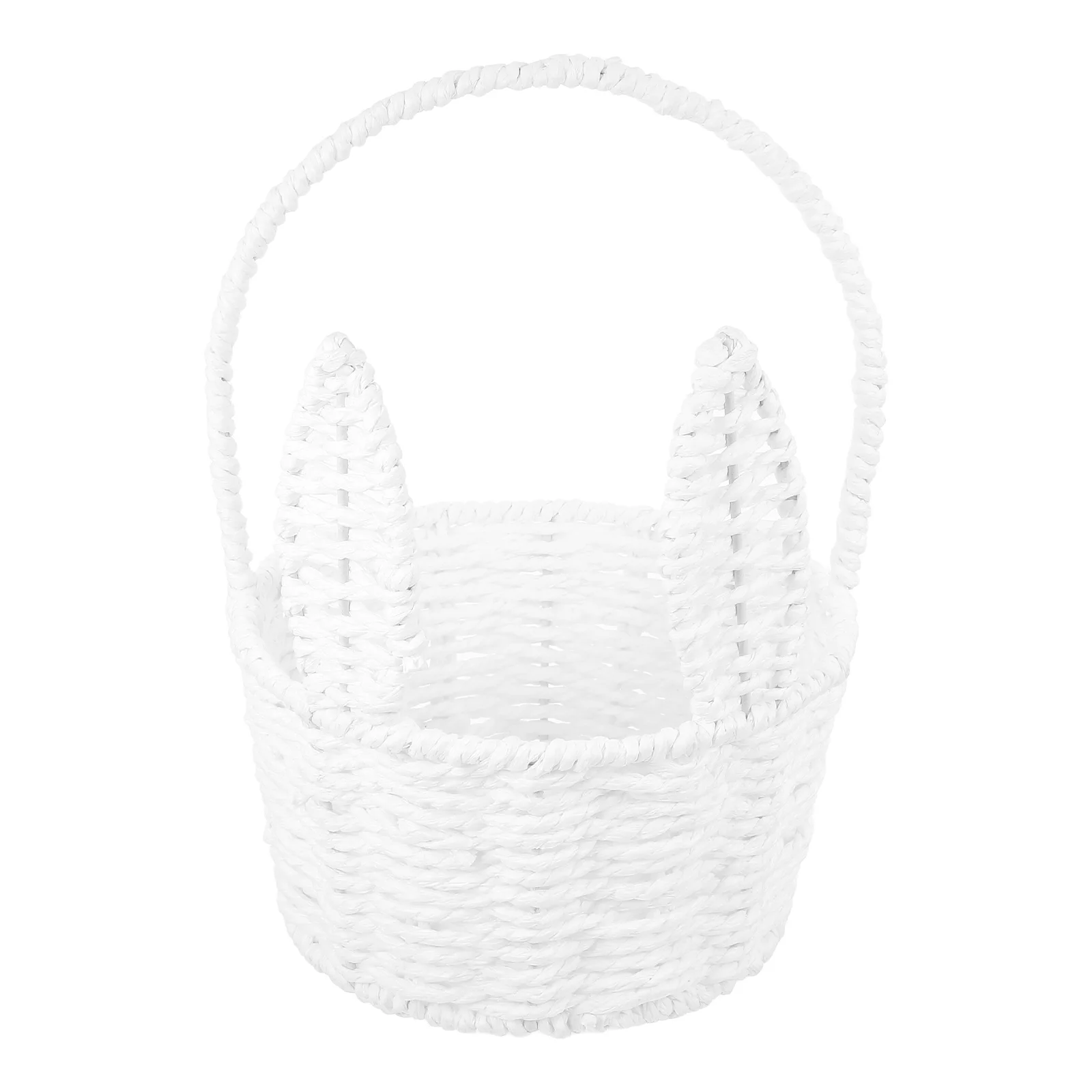 Rabbit Ears Flower Basket Girl for Small Woven Candy Bunny Shaped Handmade Easter Floral Storage
Rabbit Ears Flower Basket Girl for Small Woven Candy Bunny Shaped Handmade Easter Floral Storage
