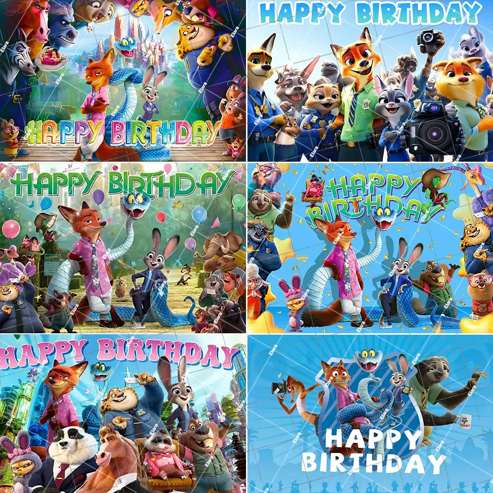 Disney Zootopia 2 Birthday Party Decoration Cartoon Judy Rabbit And Nick Fox Baby Shower Banner Backdrop Props For Kid Gifts
Disney Zootopia 2 Birthday Party Decoration Cartoon Judy Rabbit And Nick Fox Baby Shower Banner Backdrop Props For Kid Gifts