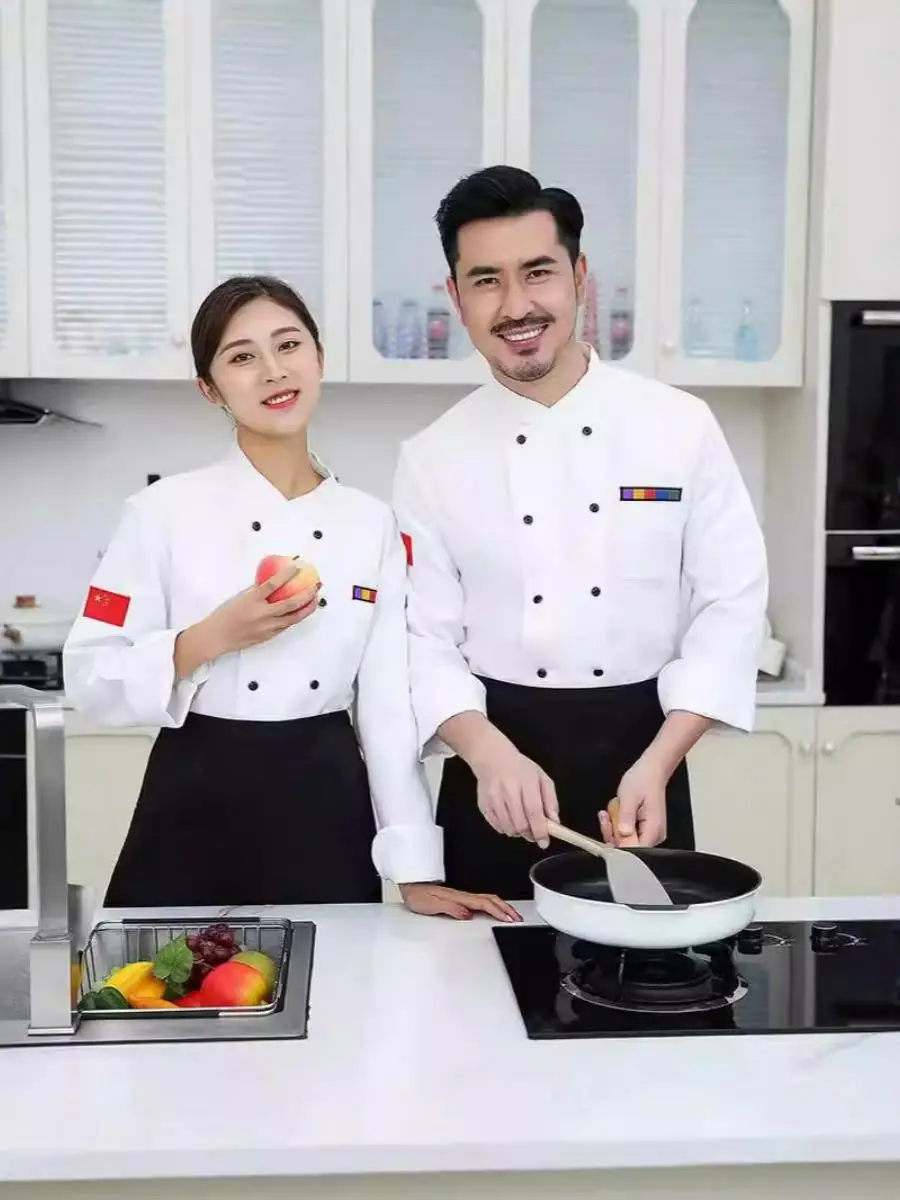 Мужская рабочая униформа для поваров с длинным рукавом, дышащая, осенне-зимняя, утепленная, очень большого размера, для кухни, ресторана, пекарни
Мужская рабочая униформа для поваров с длинным рукавом, дышащая, осенне-зимняя, утепленная, очень большого размера, для кухни, ресторана, пекарни