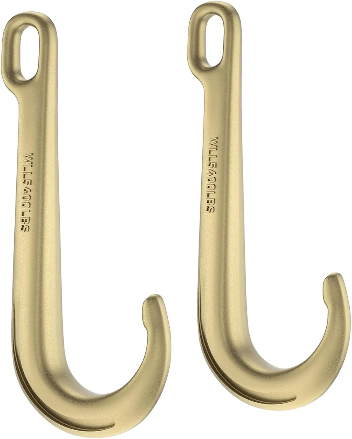 2PCS Heavy Duty Tow J Hooks, Yellow Zinc Plated Grade 70, 5400LBS Capacity for Transport Chains
2PCS Heavy Duty Tow J Hooks, Yellow Zinc Plated Grade 70, 5400LBS Capacity for Transport Chains