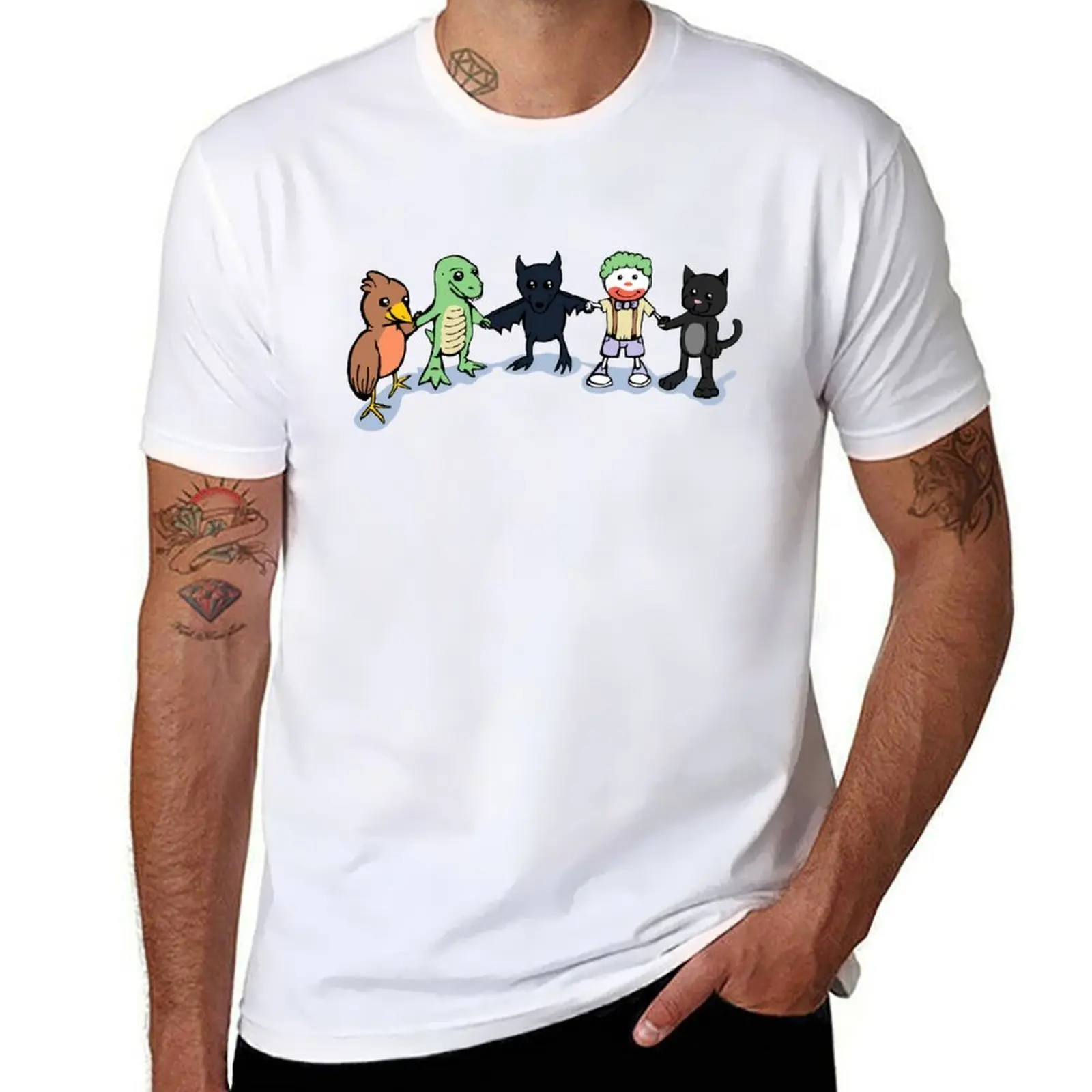Batty and Friends T-Shirt Fashion Print Casual Short Sleeve
Batty and Friends T-Shirt Fashion Print Casual Short Sleeve