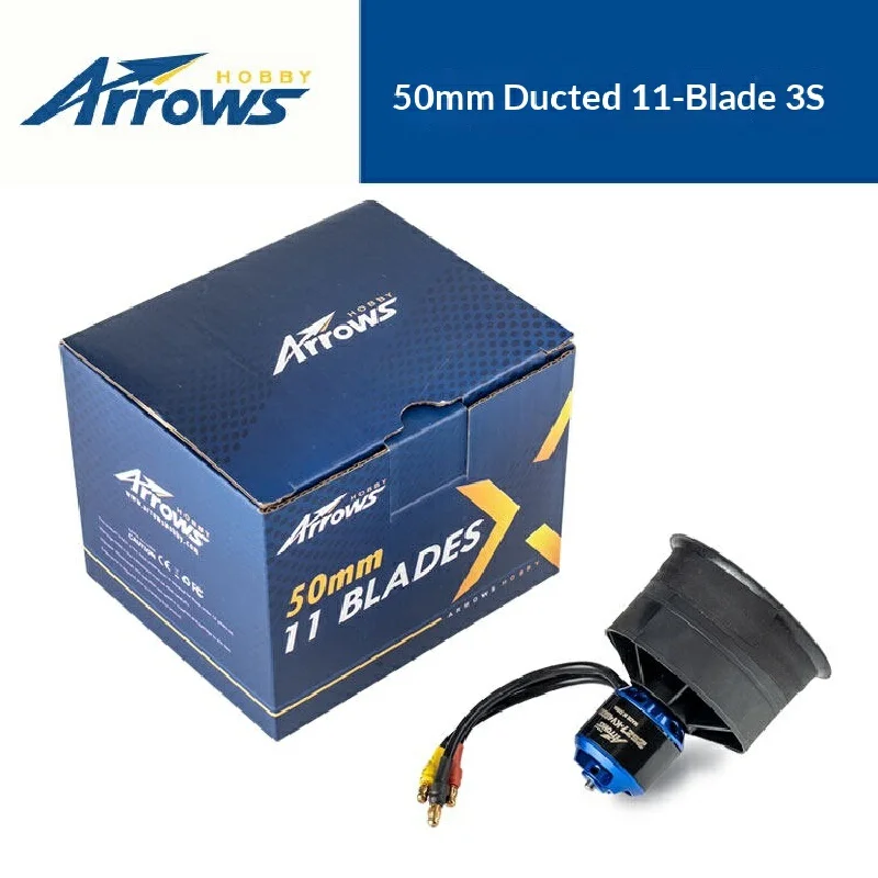 Arrows Hobby Ducted Fan Power Unit 50Mm 11 Blade Plastic 3S For Electric Remote Control Fixed Wing Rc Aircraft Model Parts
Arrows Hobby Ducted Fan Power Unit 50Mm 11 Blade Plastic 3S For Electric Remote Control Fixed Wing Rc Aircraft Model Parts