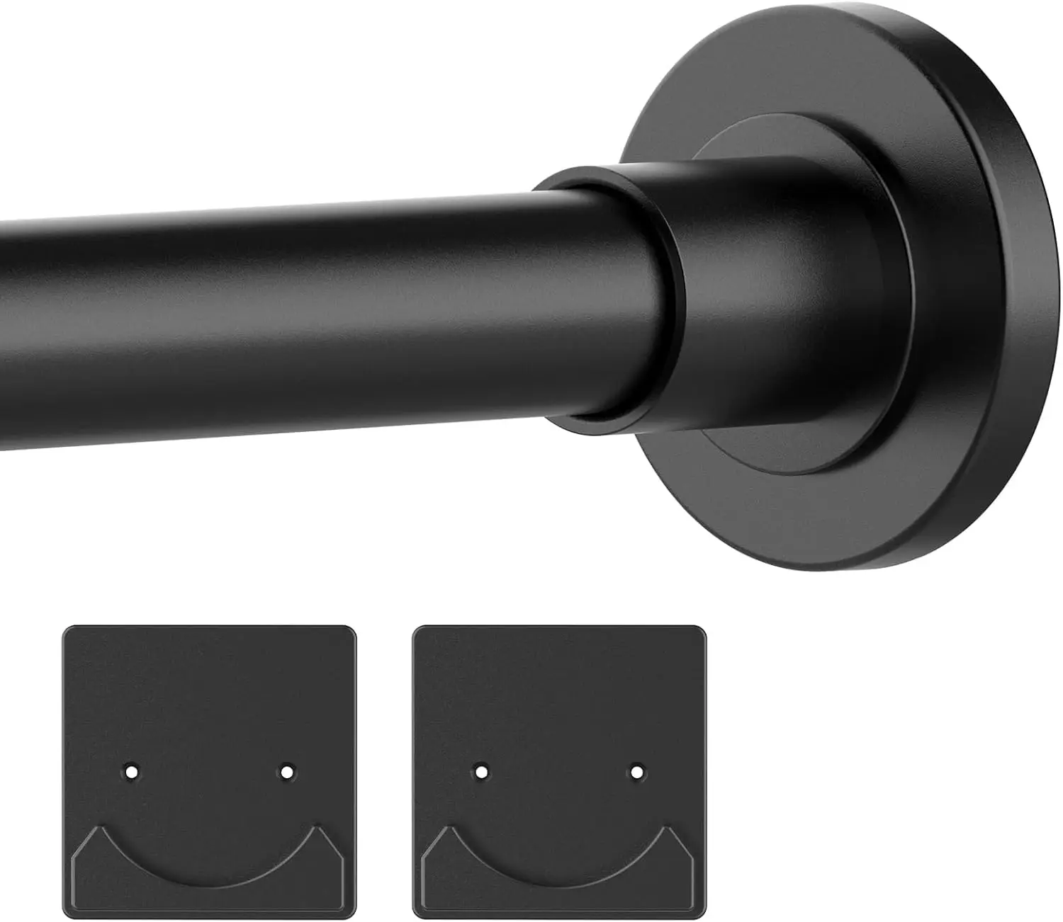 Adjustable Shower Curtain Rod 30-80" with Holder, Anti-Rust Tension Rod No Drill, Black for Bathroom
Adjustable Shower Curtain Rod 30-80" with Holder, Anti-Rust Tension Rod No Drill, Black for Bathroom