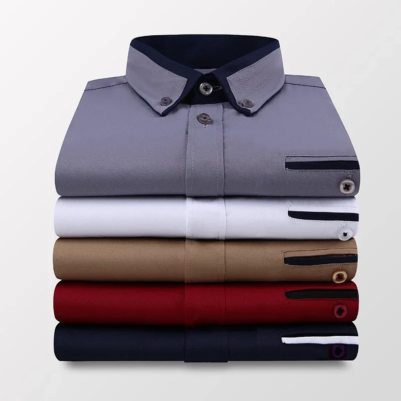 Summer Business Shirt Men Short Sleeves Button Up Shirt Turn-down Collar Casual Shirts Mens Clothing Plus Size 5XL
Summer Business Shirt Men Short Sleeves Button Up Shirt Turn-down Collar Casual Shirts Mens Clothing Plus Size 5XL