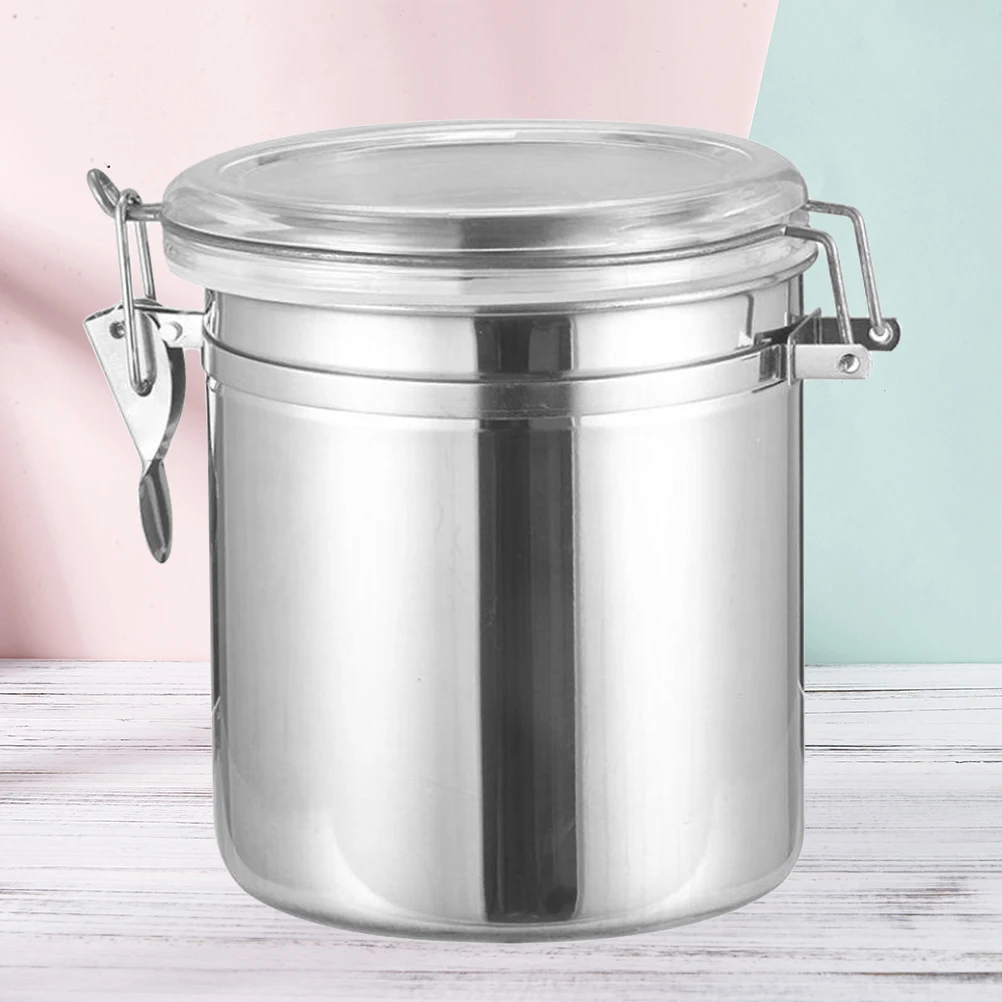 5 Pcs Premium Stainless Steel Food Storage Cans Sealed Airtight Container for Coffee Tea and Kitchen Essentials
5 Pcs Premium Stainless Steel Food Storage Cans Sealed Airtight Container for Coffee Tea and Kitchen Essentials