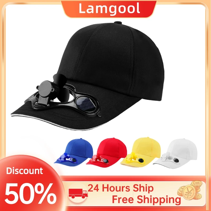 Summer Sunshade Hat Unisex Outdoor Sports Baseball Caps Hats with Solar Power Cooling Fan Outdoor Sports Accessories Hot Sale
Summer Sunshade Hat Unisex Outdoor Sports Baseball Caps Hats with Solar Power Cooling Fan Outdoor Sports Accessories Hot Sale