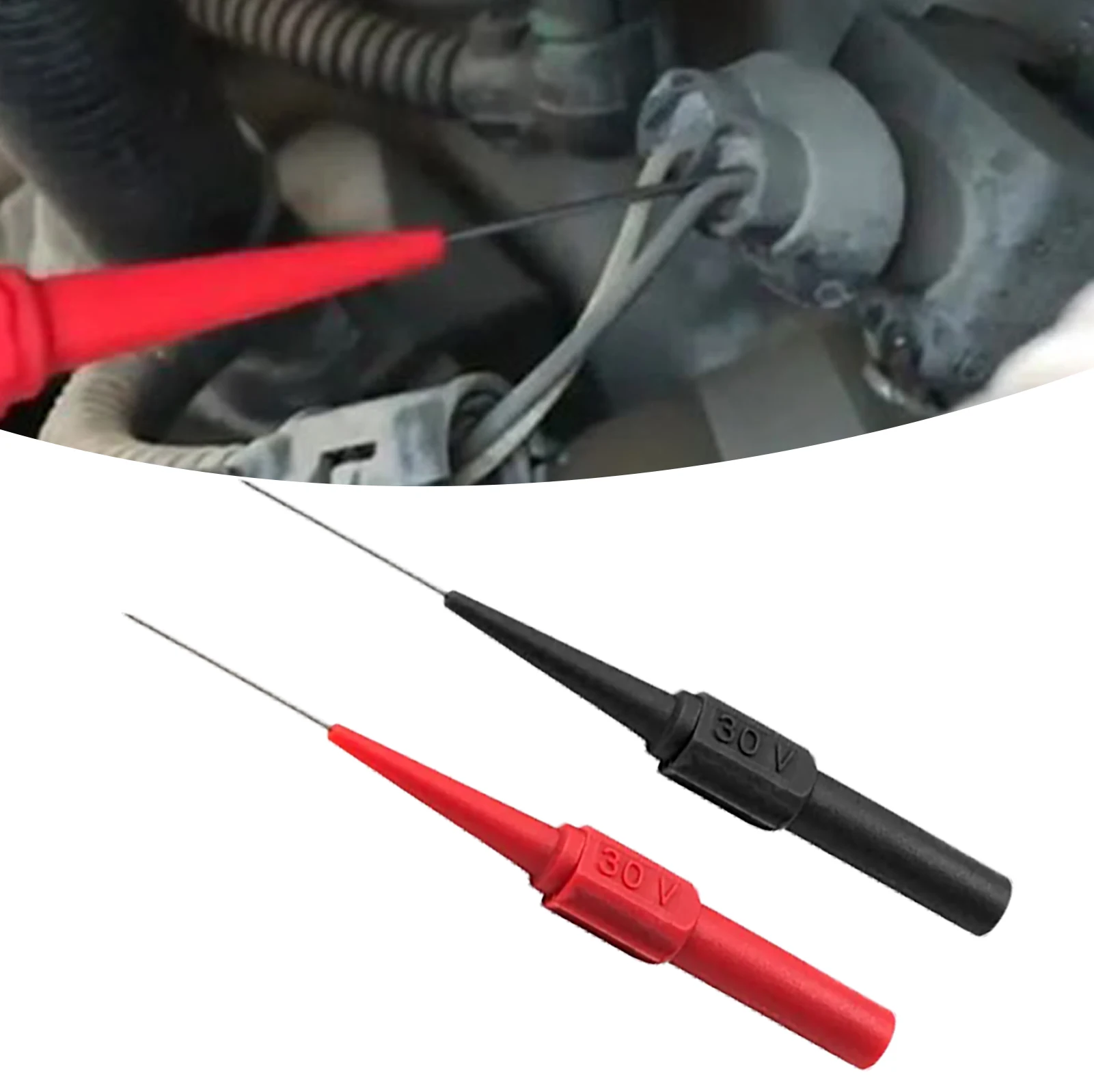 0.7mm Multimeter Meter Tester Needle Test Probe High Temperature Resistance Precise Detection Wire Piercing Probe for Car Repair
0.7mm Multimeter Meter Tester Needle Test Probe High Temperature Resistance Precise Detection Wire Piercing Probe for Car Repair