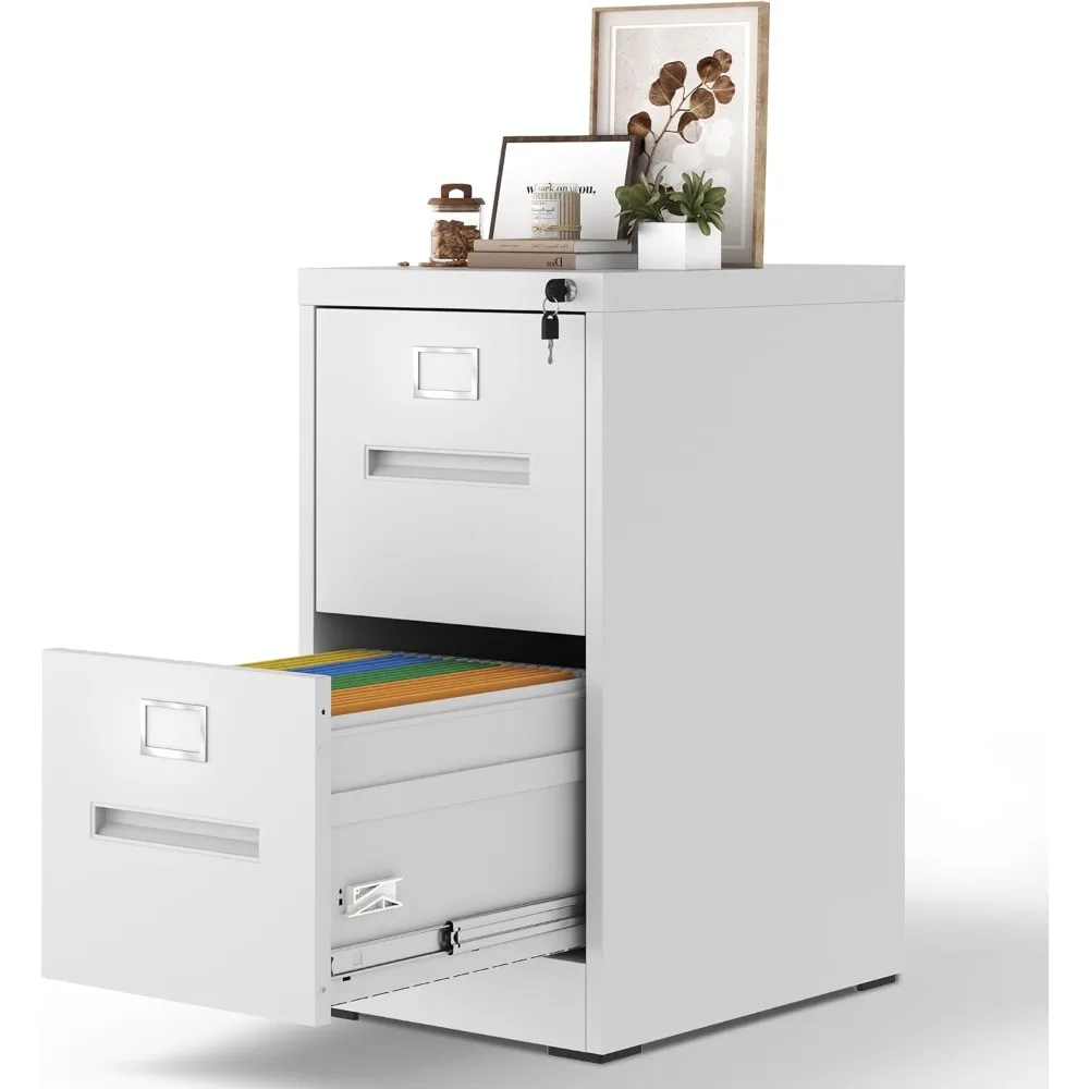 2 Drawer File Cabinet with Lock, Metal Filing Cabinets for Home Office, Vertical Narrow File Cabinet Lockable Steel Storage Cabi
2 Drawer File Cabinet with Lock, Metal Filing Cabinets for Home Office, Vertical Narrow File Cabinet Lockable Steel Storage Cabi