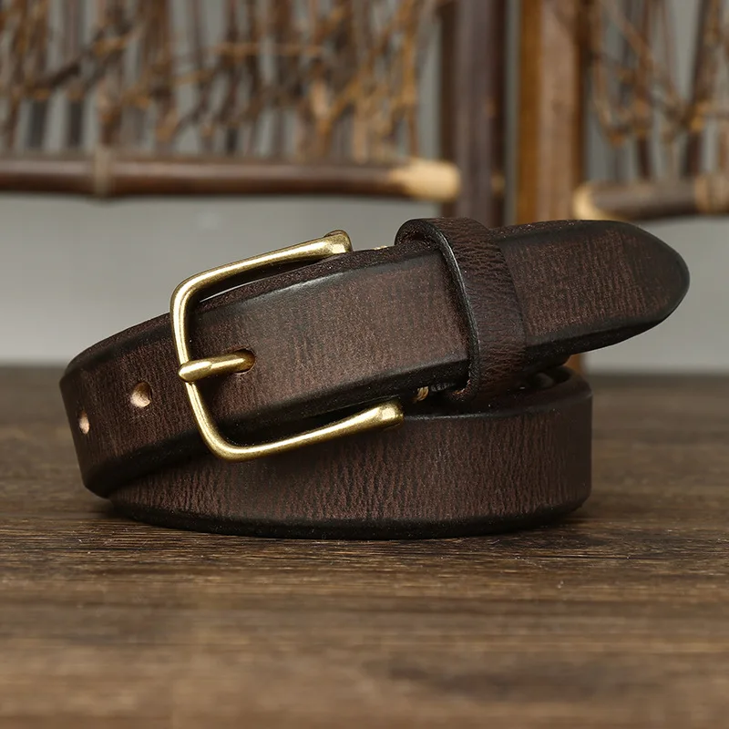 Rare thickened Italian first layer cowhide belt ladies genuine leather pin buckle simple retro all-match belt female
Rare thickened Italian first layer cowhide belt ladies genuine leather pin buckle simple retro all-match belt female