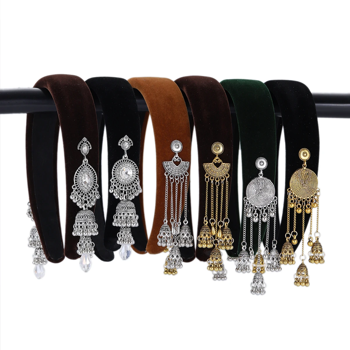 Бархатные широкие ленты для волос в стиле ретро, обруч для женщин, винтажные этнические геометрические длинные повязки на голову с кисточками, новые головные уборы, аксессуары для волос
Бархатные широкие ленты для волос в стиле ретро, обруч для женщин, винтажные этнические геометрические длинные повязки на голову с кисточками, новые головные уборы, аксессуары для волос