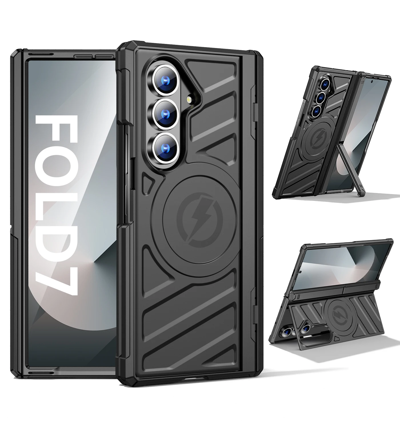For Samsung Galaxy Z Fold 7 Case Hinge Protection Case With Screen Protector Magsafe Magnetic Ring Wireless Charging Cover
For Samsung Galaxy Z Fold 7 Case Hinge Protection Case With Screen Protector Magsafe Magnetic Ring Wireless Charging Cover