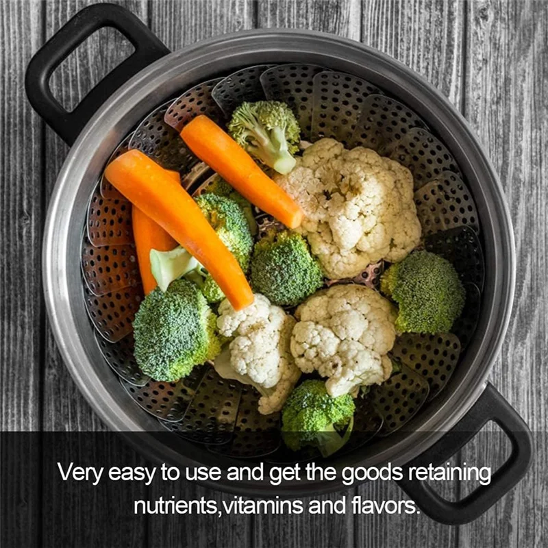GYTB-Vegetable Steamer Basket Stainless Steel Veggie Steamer Basket To Fits Various Size Pot
GYTB-Vegetable Steamer Basket Stainless Steel Veggie Steamer Basket To Fits Various Size Pot