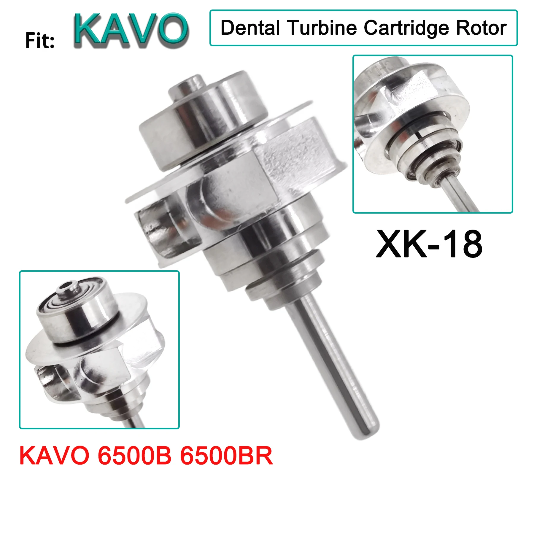 Dental Turbine Rotor Fit KAVO 6500B/BR Dental High Speed handpiece Turbine Cartridge air rotor Dentistry Materials
Dental Turbine Rotor Fit KAVO 6500B/BR Dental High Speed handpiece Turbine Cartridge air rotor Dentistry Materials