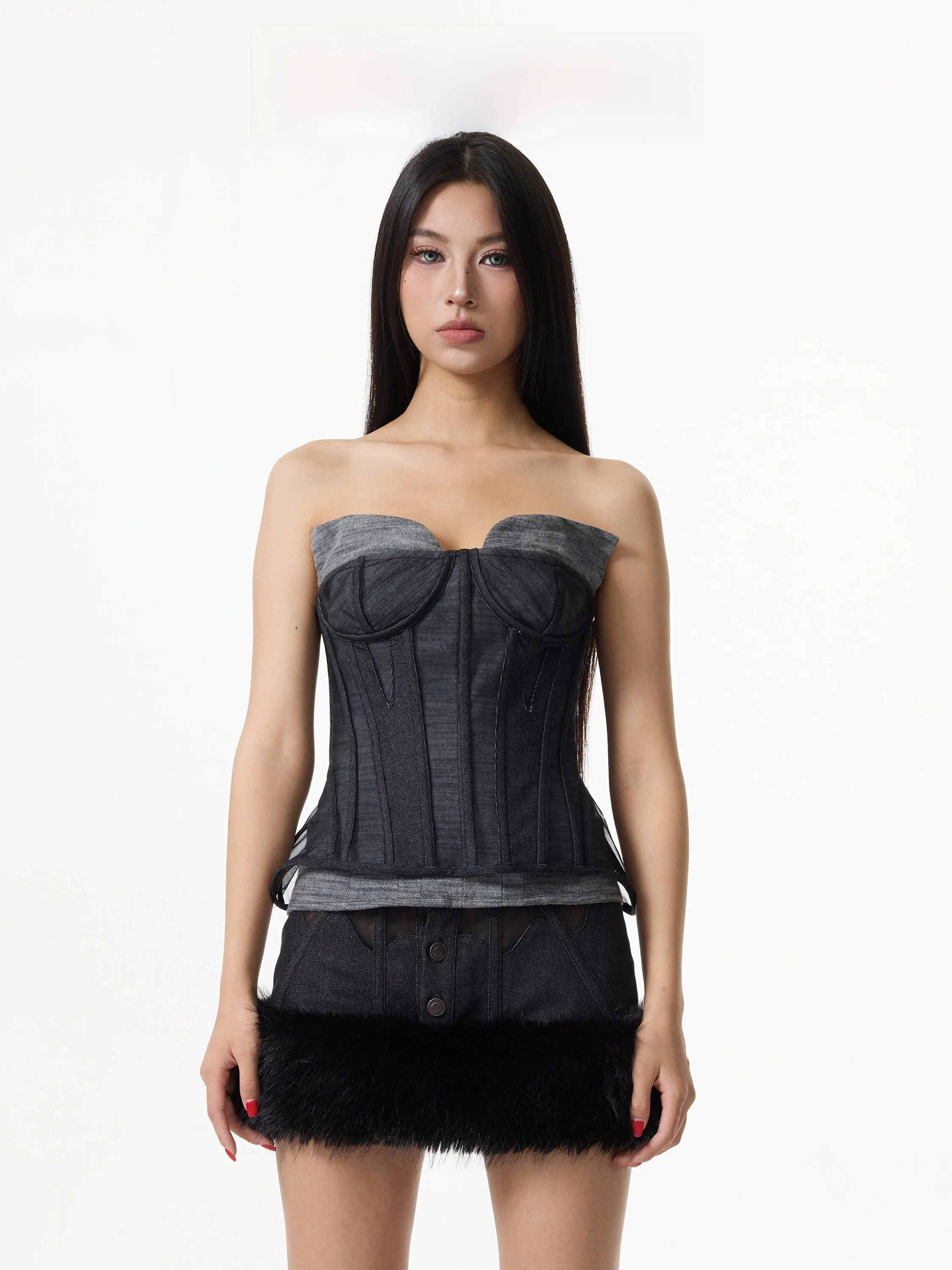 Новинка! Горячая распродажа: Женский укороченный джинсовый топ-бра Lin Li Slim Fit Me Fibone с эффектом утяжки на талии, оригинальный дизайн.
Новинка! Горячая распродажа: Женский укороченный джинсовый топ-бра Lin Li Slim Fit Me Fibone с эффектом утяжки на талии, оригинальный дизайн.