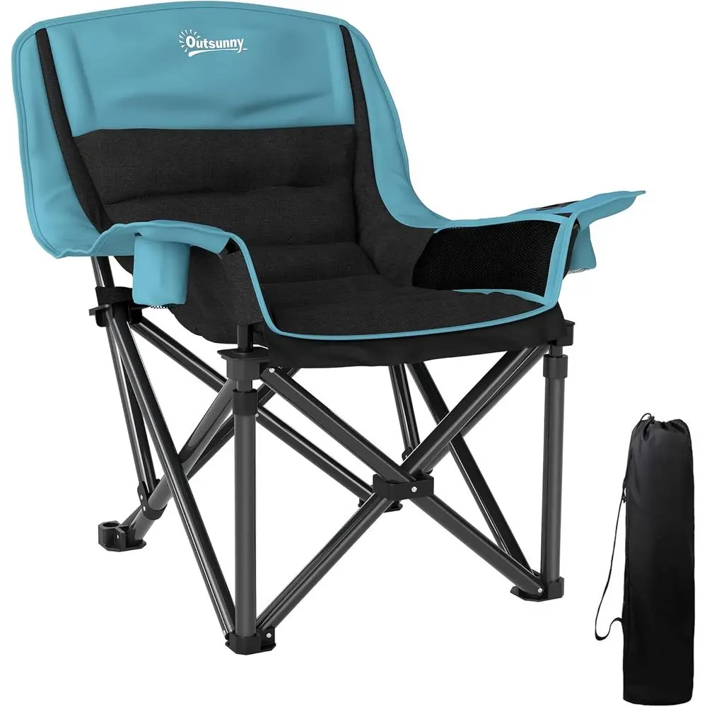 Padded Double Camping Chair with Armrests, Wine Glass and Cup Holders, Carry Bag, Supports 552 lbs for Outdoor Activities
Padded Double Camping Chair with Armrests, Wine Glass and Cup Holders, Carry Bag, Supports 552 lbs for Outdoor Activities