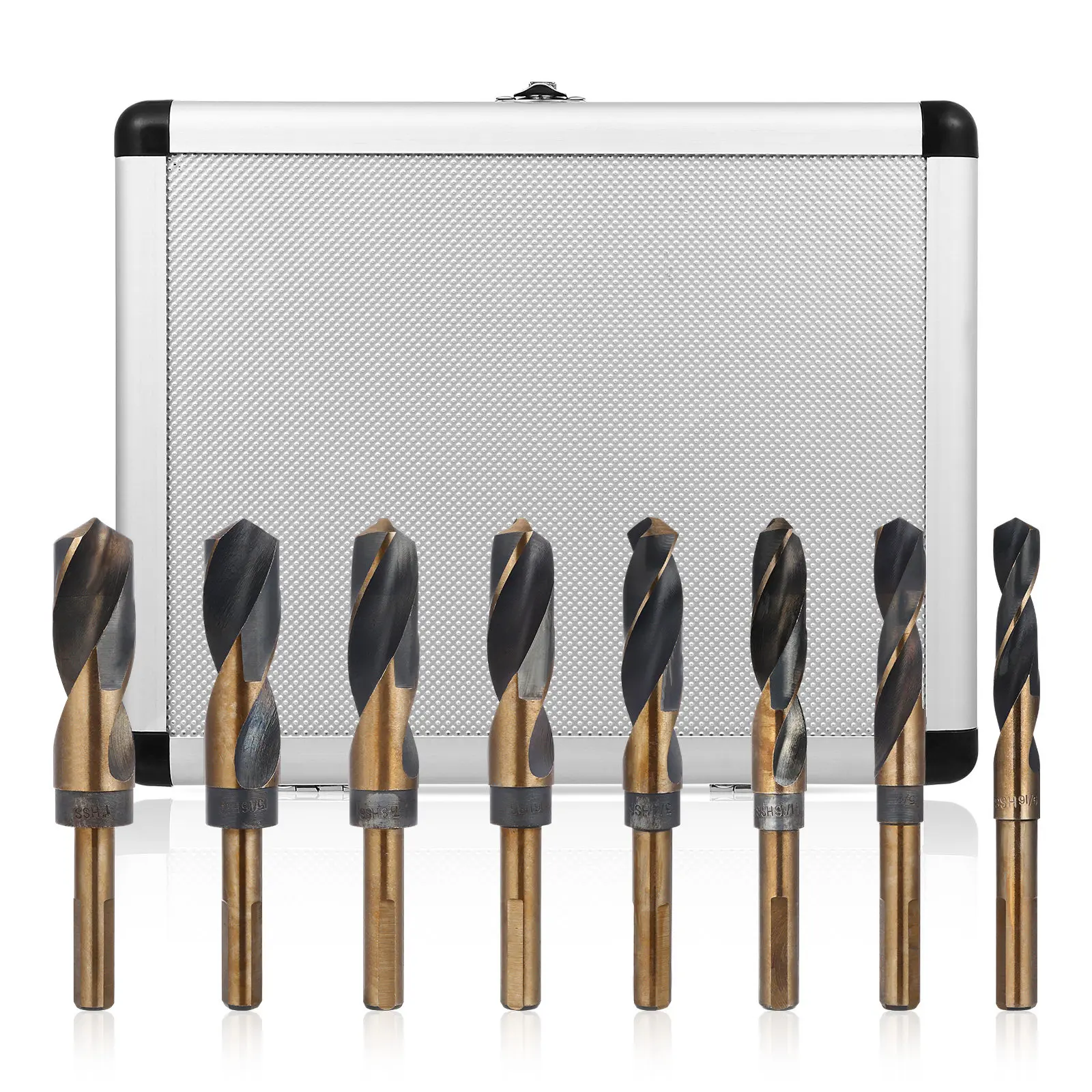 8Pcs Premium Twisted Drill Bits Set Hardened Steel Drill Bit for Metal Drilling Spiral Flute Debris Removal Fast Accurate Deep
8Pcs Premium Twisted Drill Bits Set Hardened Steel Drill Bit for Metal Drilling Spiral Flute Debris Removal Fast Accurate Deep