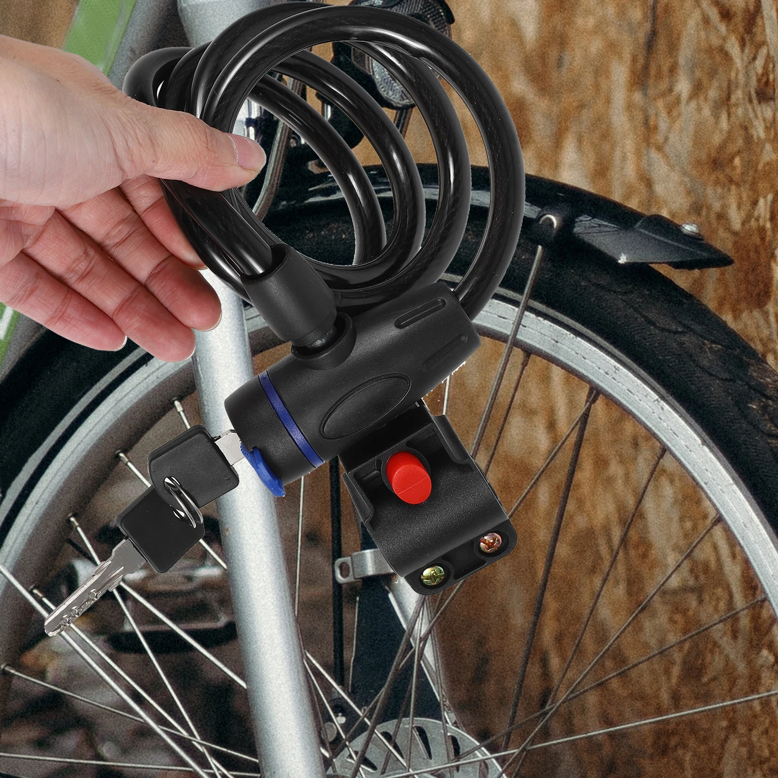 High Ring Mountain Chain Black Anti-Theft Bike Anti-Theft Lock Durable Security Bicycle Lock Outdoor Use
High Ring Mountain Chain Black Anti-Theft Bike Anti-Theft Lock Durable Security Bicycle Lock Outdoor Use