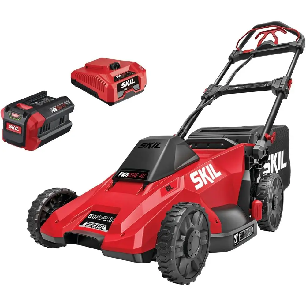 CORE 40 Brushl40V 20-Inch Sel-Propelled Mower Kit, Includes 6.0Ah Battery and Auto JUMP - SM4910C-11
CORE 40 Brushl40V 20-Inch Sel-Propelled Mower Kit, Includes 6.0Ah Battery and Auto JUMP - SM4910C-11