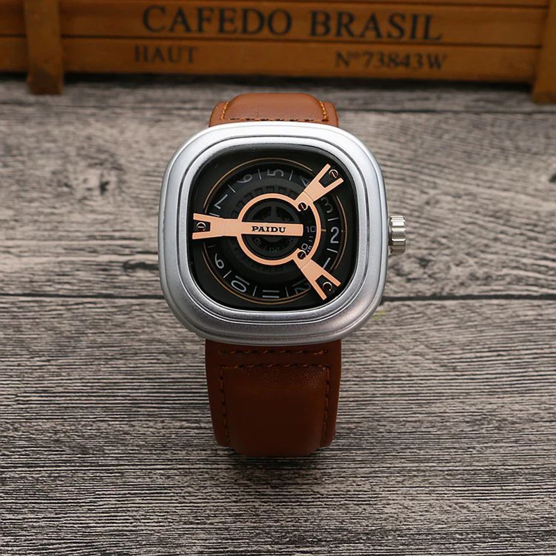 UTHAI BK47 Fashion punk style Men watch square belt turntable waterproof quartz watches sports clock gift watches for man
UTHAI BK47 Fashion punk style Men watch square belt turntable waterproof quartz watches sports clock gift watches for man