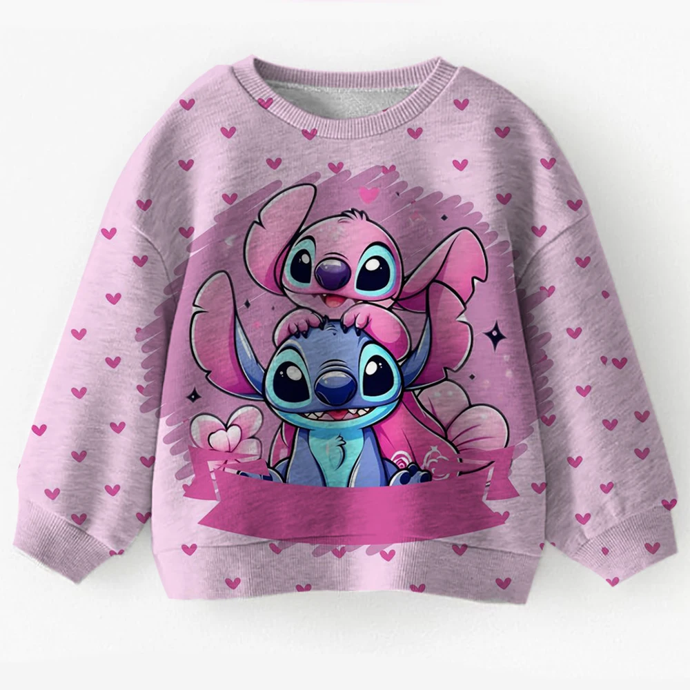 Autumn Girls Disney Lilo&Stitch Printed Long Sleeve Sweatshirt Children's Cartoon Round Neck Soft Breathable Top
Autumn Girls Disney Lilo&Stitch Printed Long Sleeve Sweatshirt Children's Cartoon Round Neck Soft Breathable Top