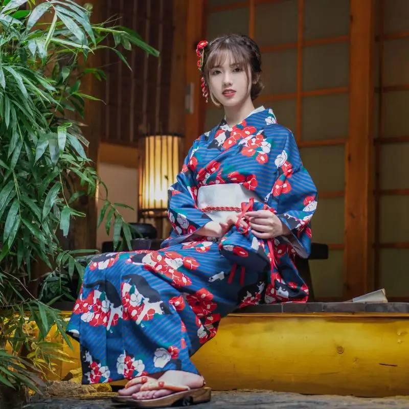 2026 Japanese Traditional National Kimono Robe Flower Print Womens Kimono Yukata With Obi Girls Photography Clothing
2026 Japanese Traditional National Kimono Robe Flower Print Womens Kimono Yukata With Obi Girls Photography Clothing